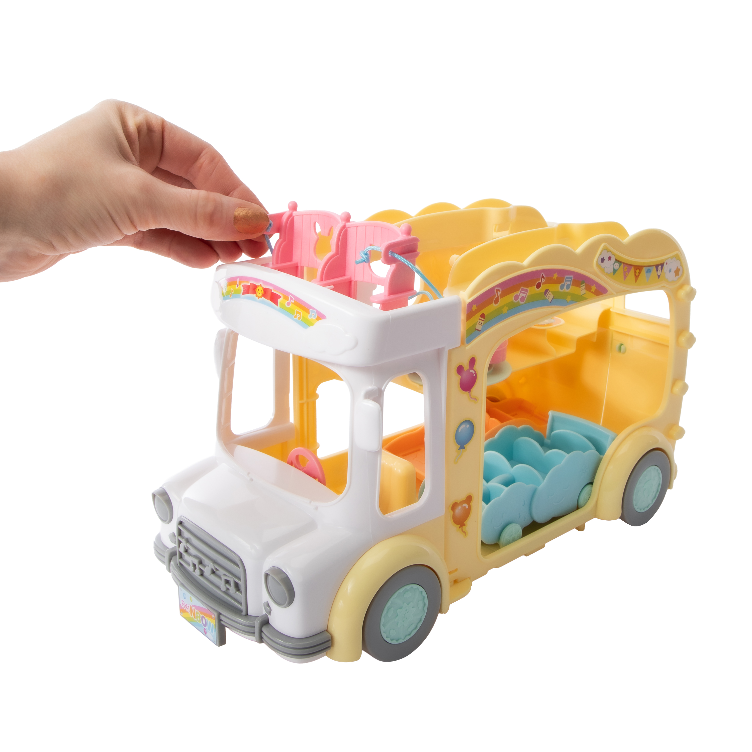 Calico Critters® Rainbow Fun Nursery Bus Set