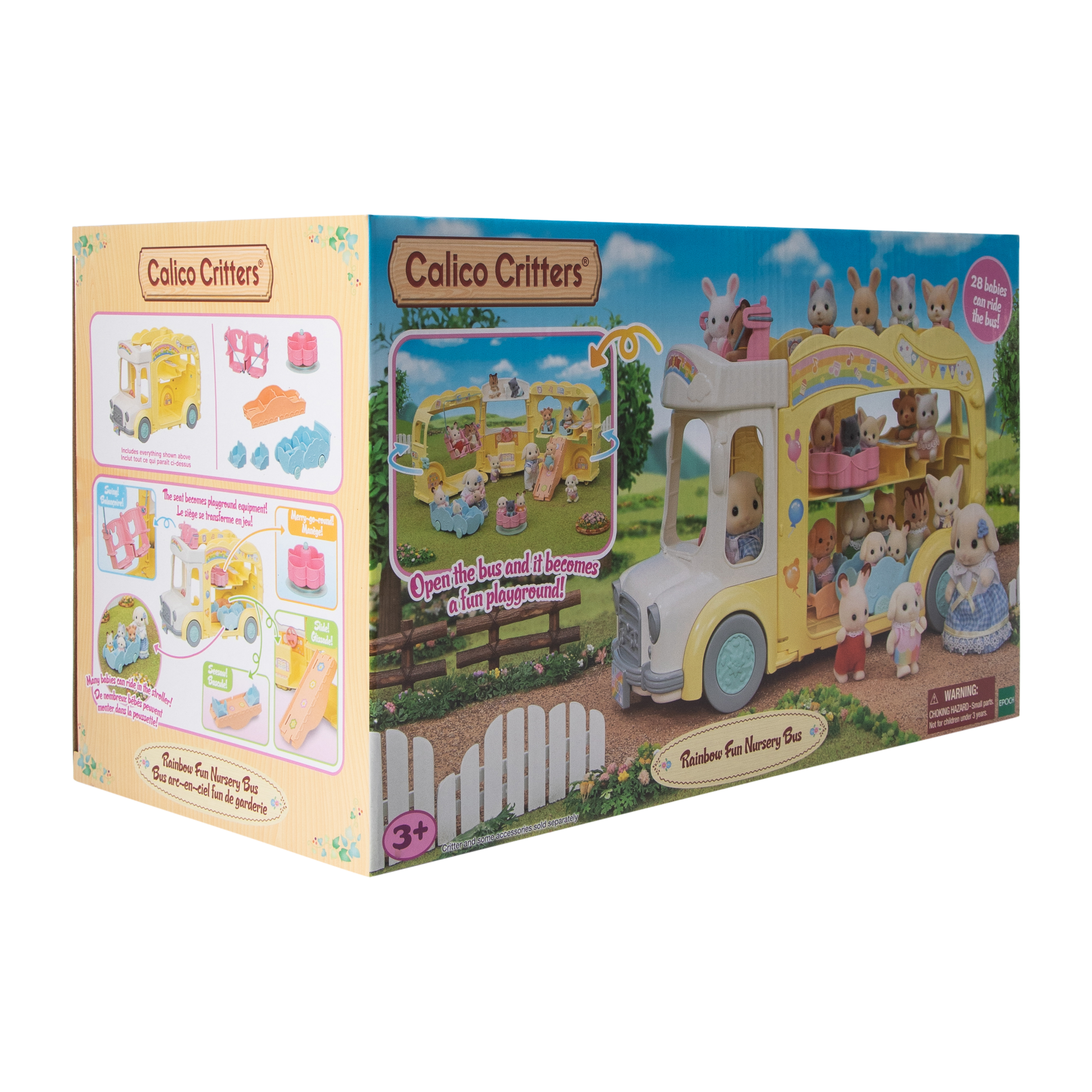 Calico Critters® Rainbow Fun Nursery Bus Set