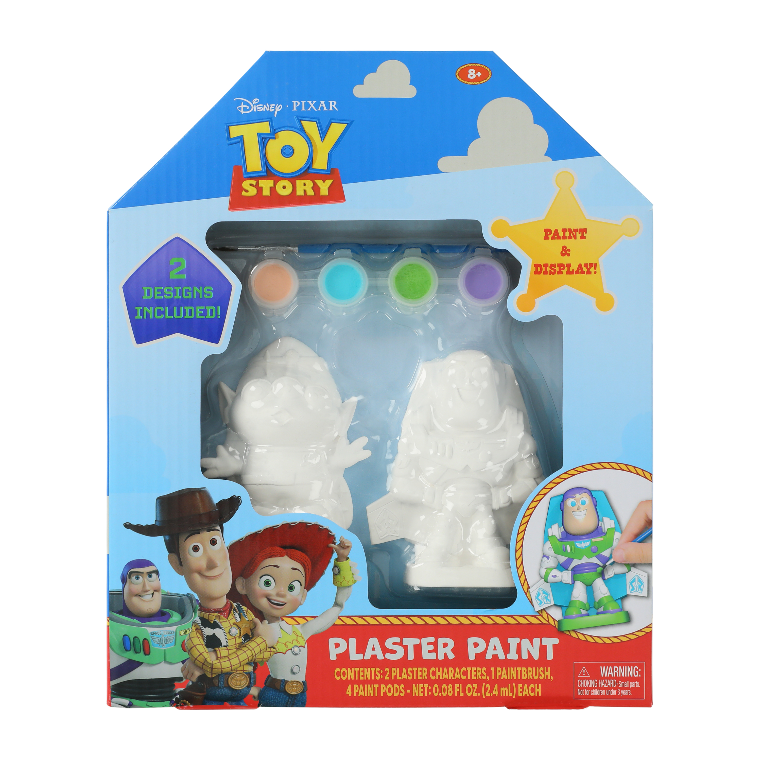 Disney PIXAR Toy Story Plaster Paint Set