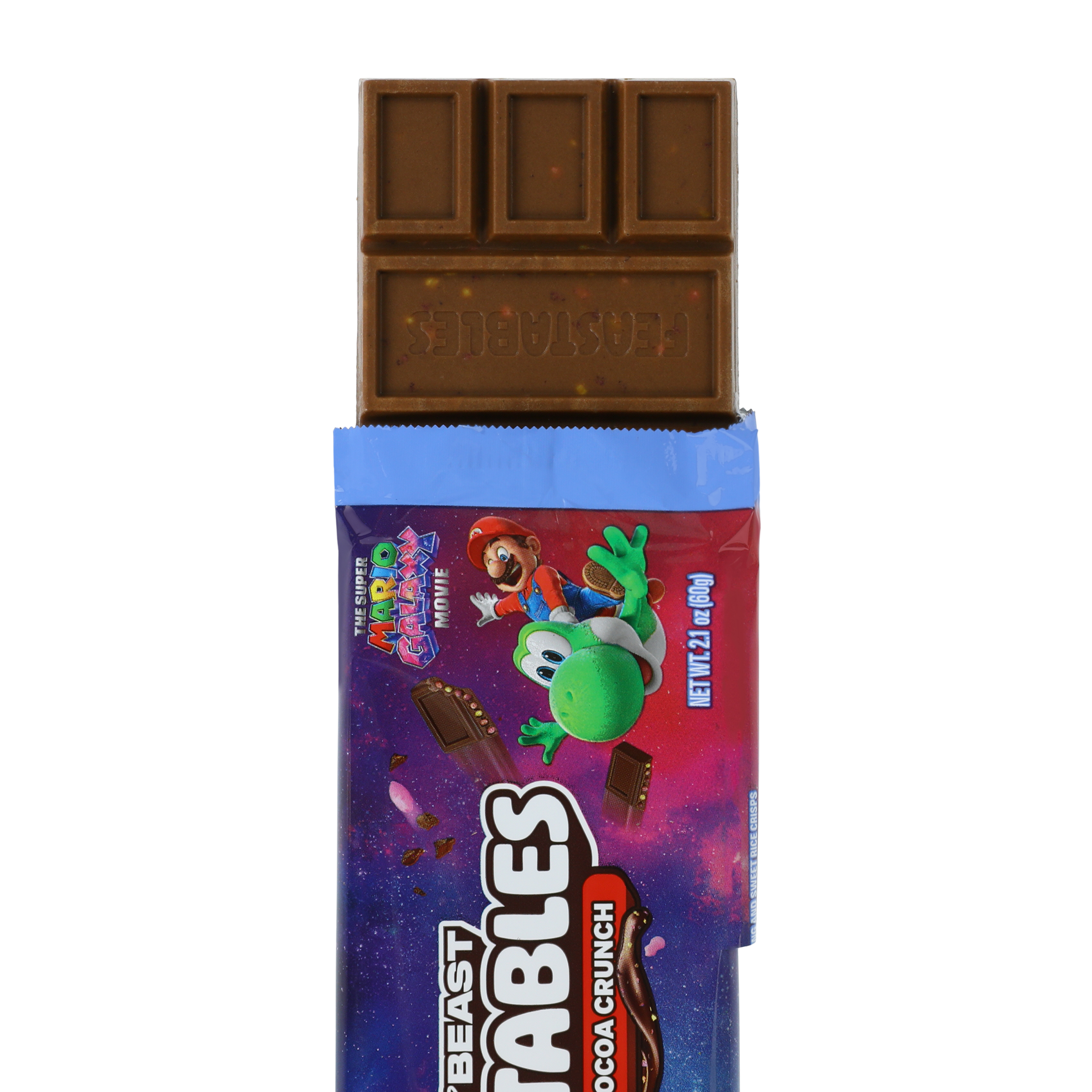Mr. Beast The Super Mario Movie Galaxy Cocoa Crunch Feastables 2oz