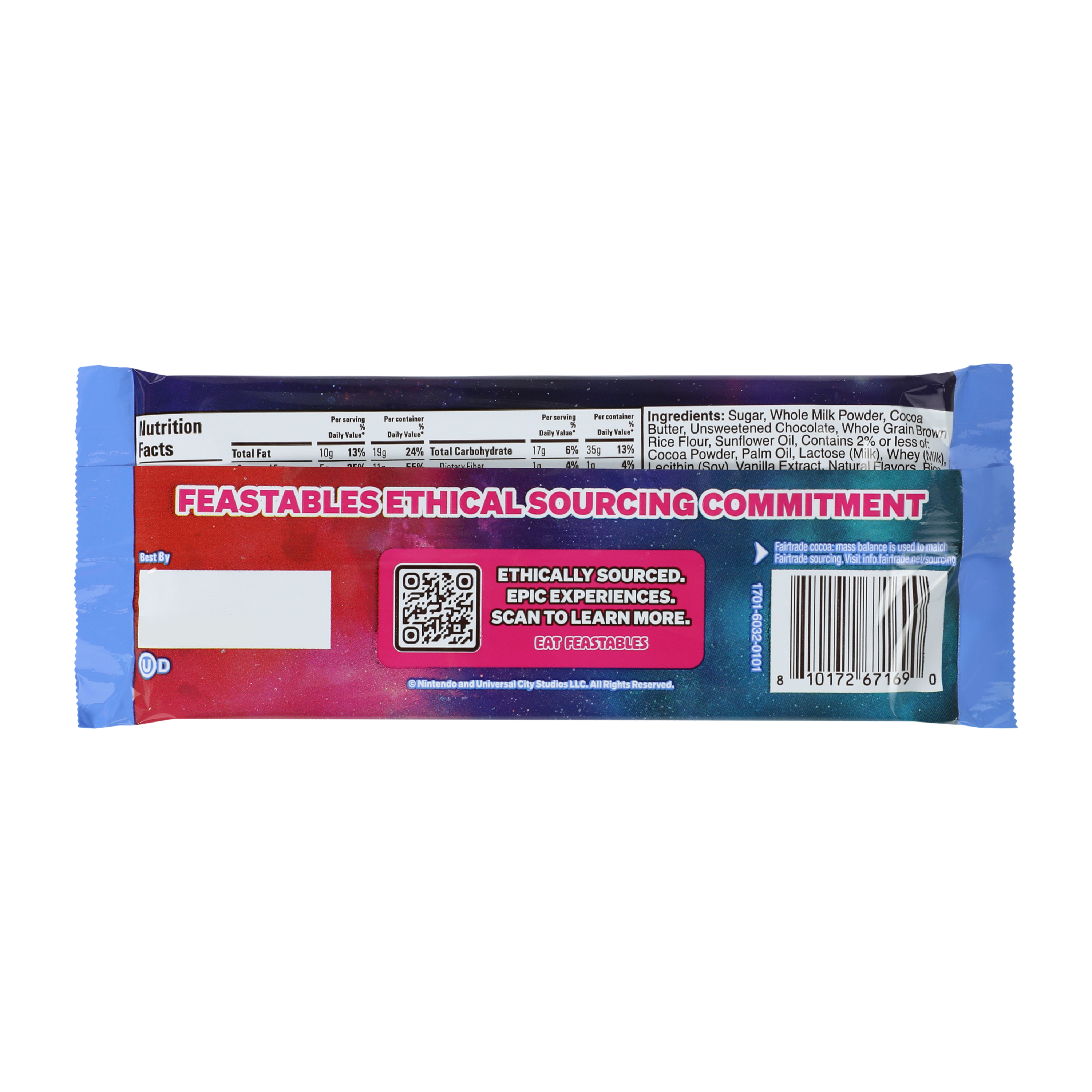 Mr. Beast The Super Mario Movie Galaxy Cocoa Crunch Feastables 2oz