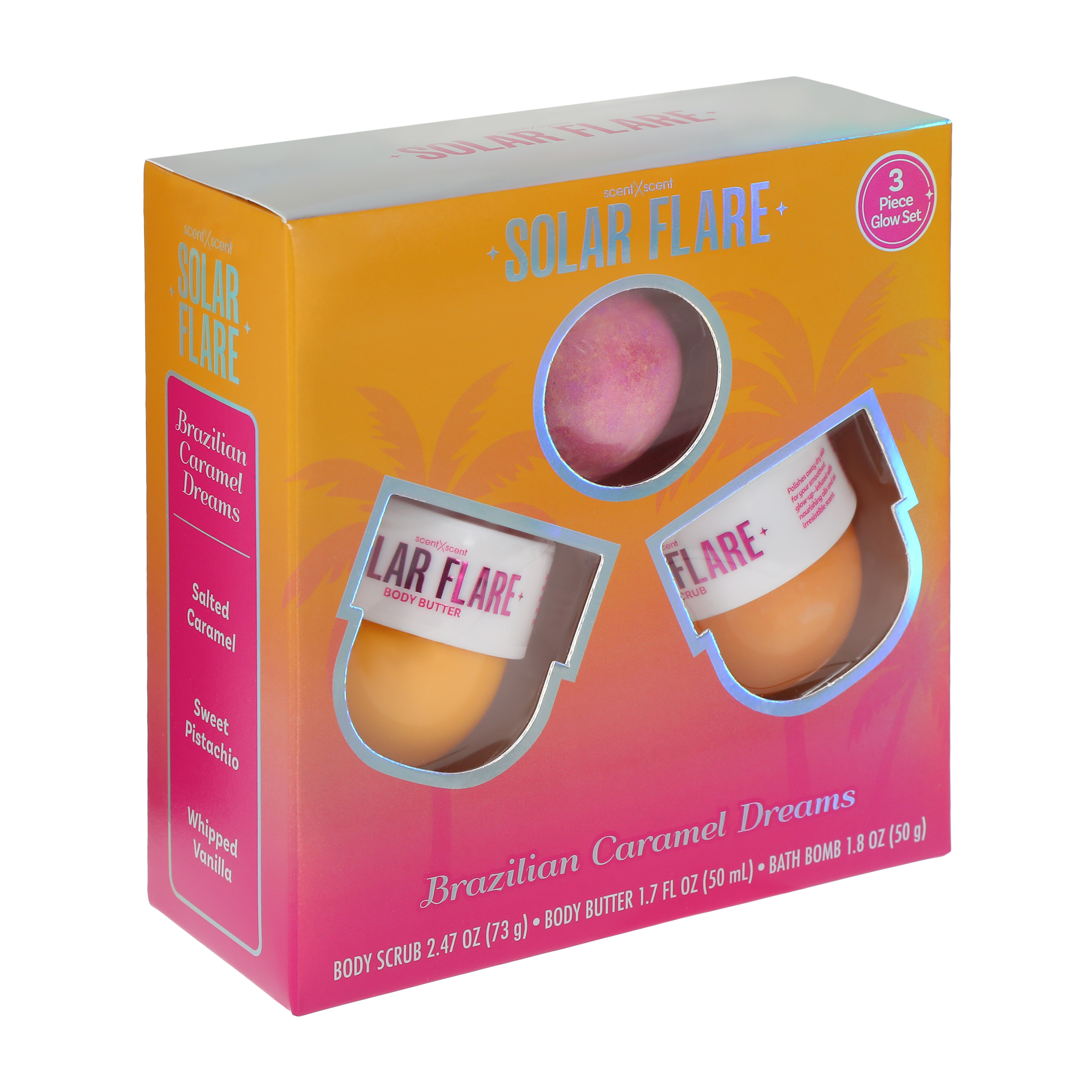 Solar Flare Brazilian Caramel Dreams Glow 3-Set