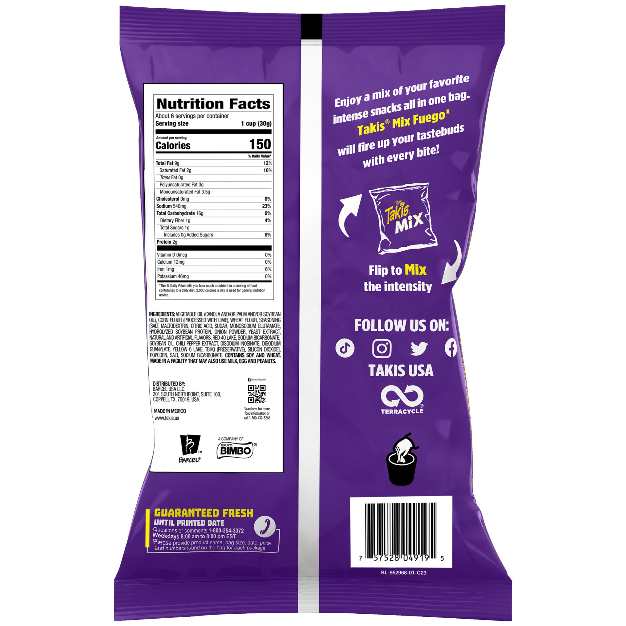 Takis® Mix Fuego 6.5oz