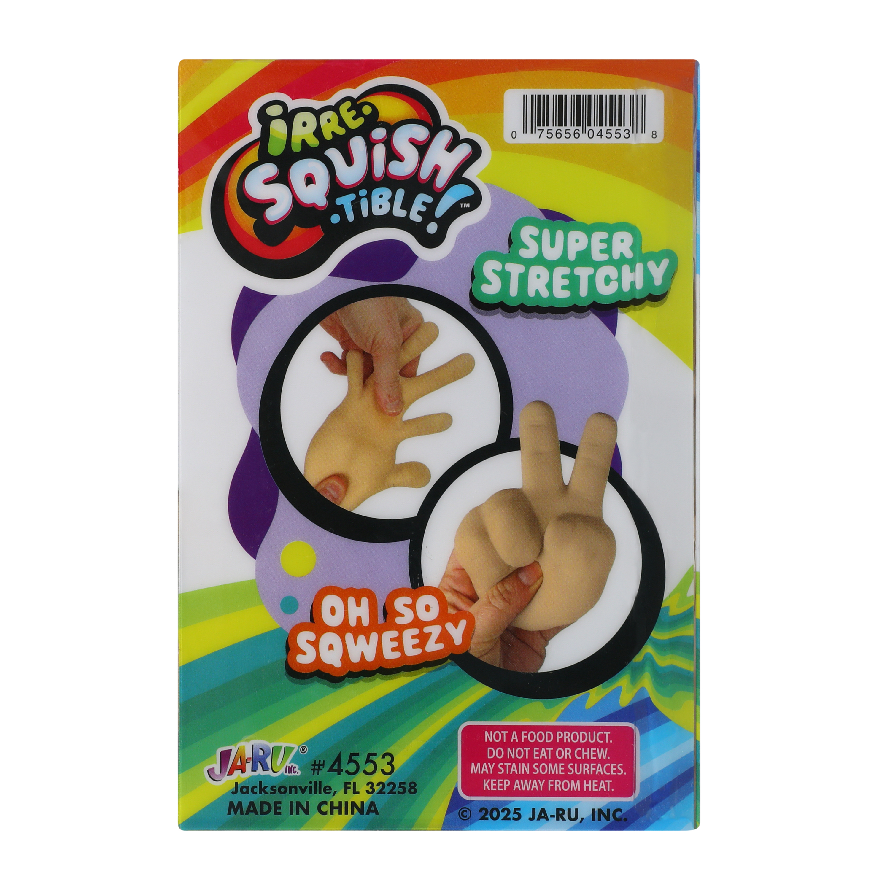 Irre-Squish-tible!™ Stretchy Hand Toy