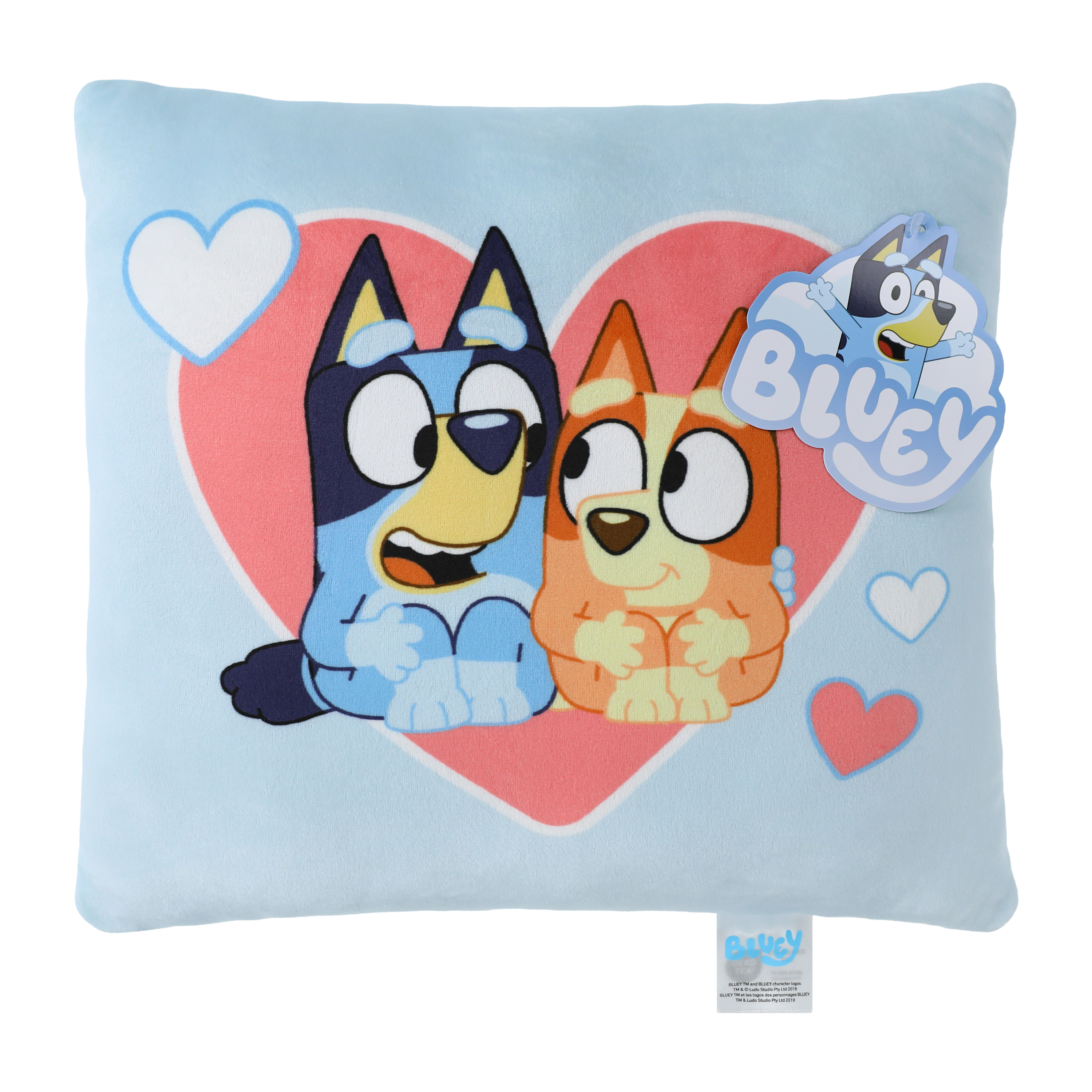 Bluey™ Sweetheart Pillow 12inx12in