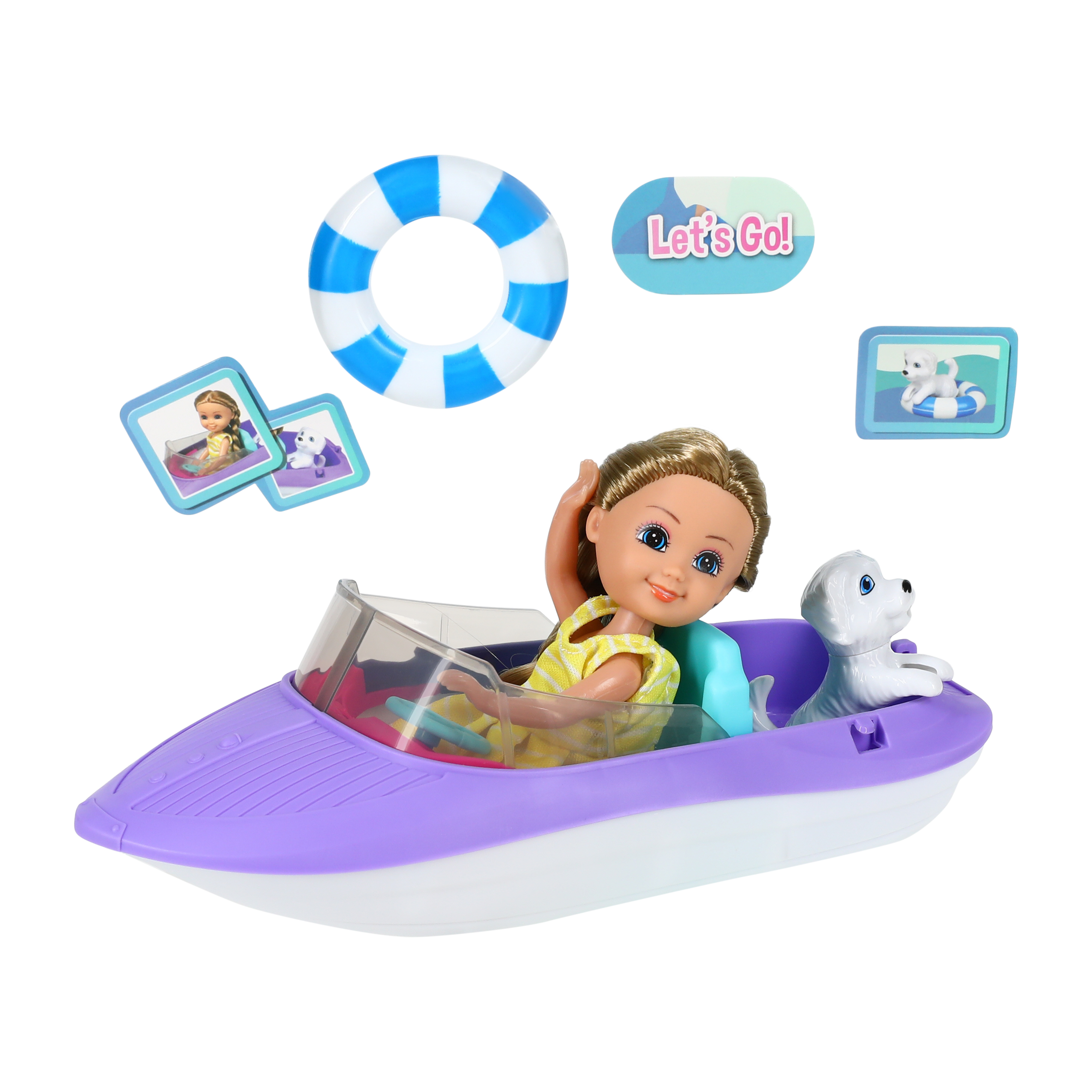 Zoe Speedboat Adventure 4-Piece Set