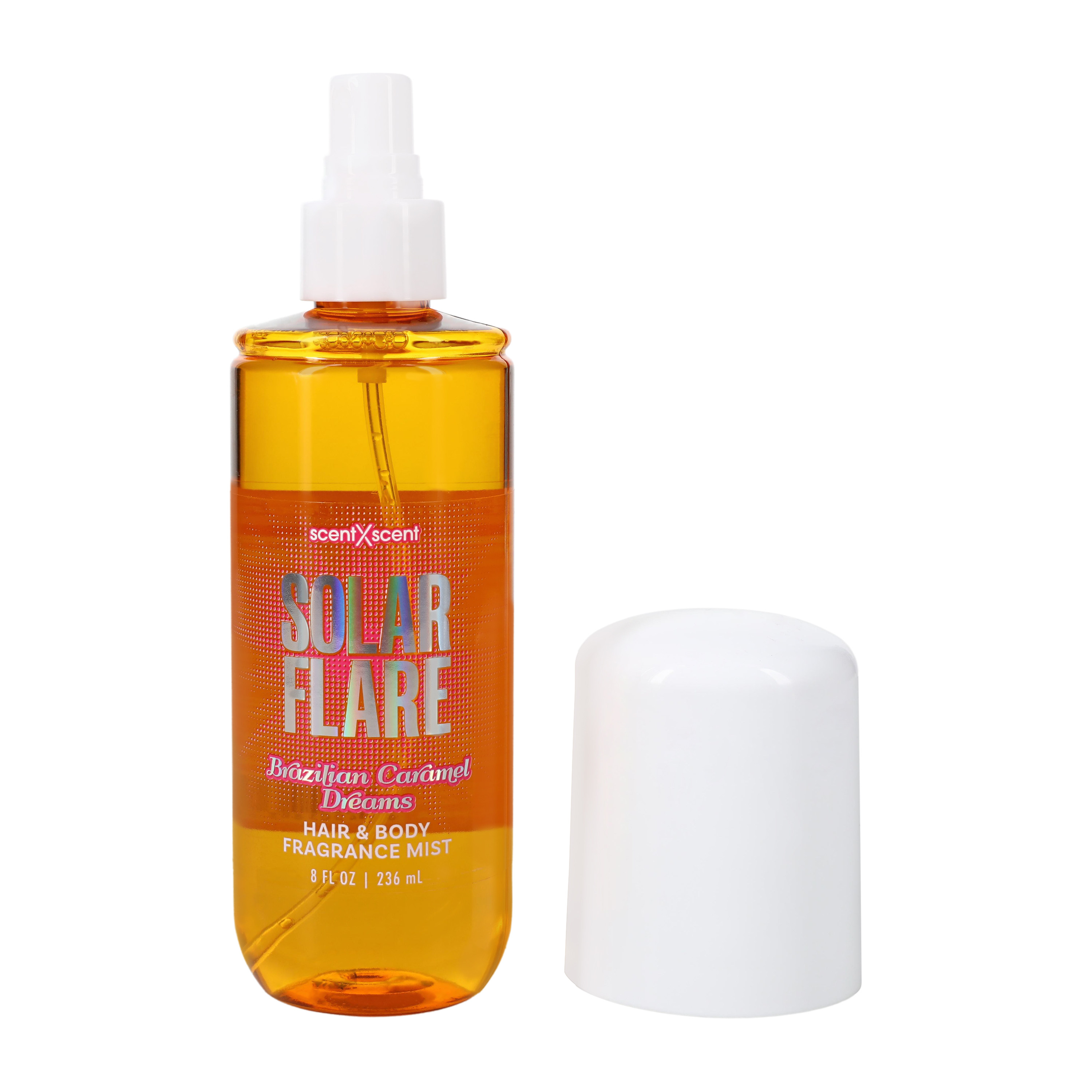 ScentXScent Solar Flare Brazilian Caramel Dreams Hair & Body Fragrance Mist 8oz