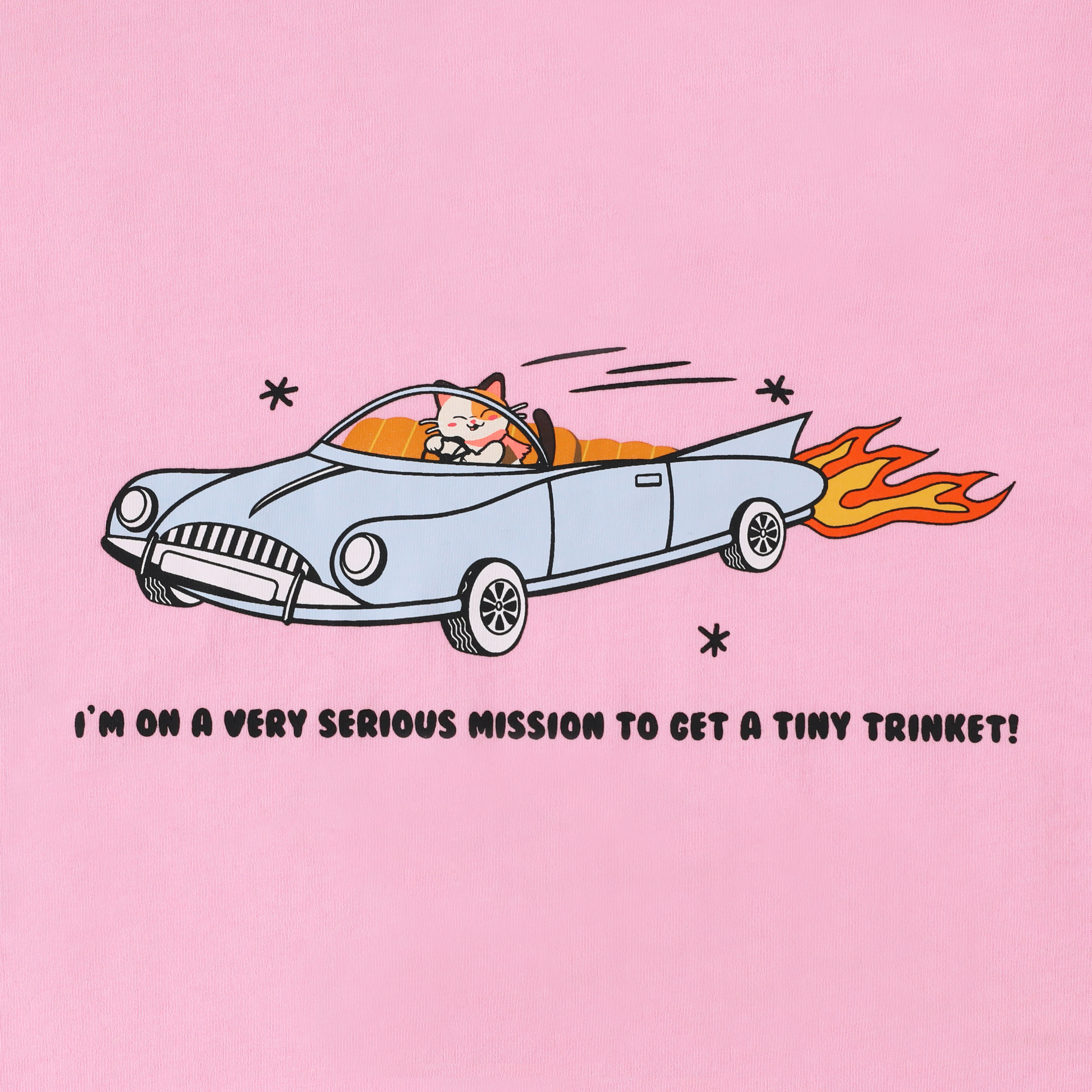 Cat On A Mission Graphic Tee