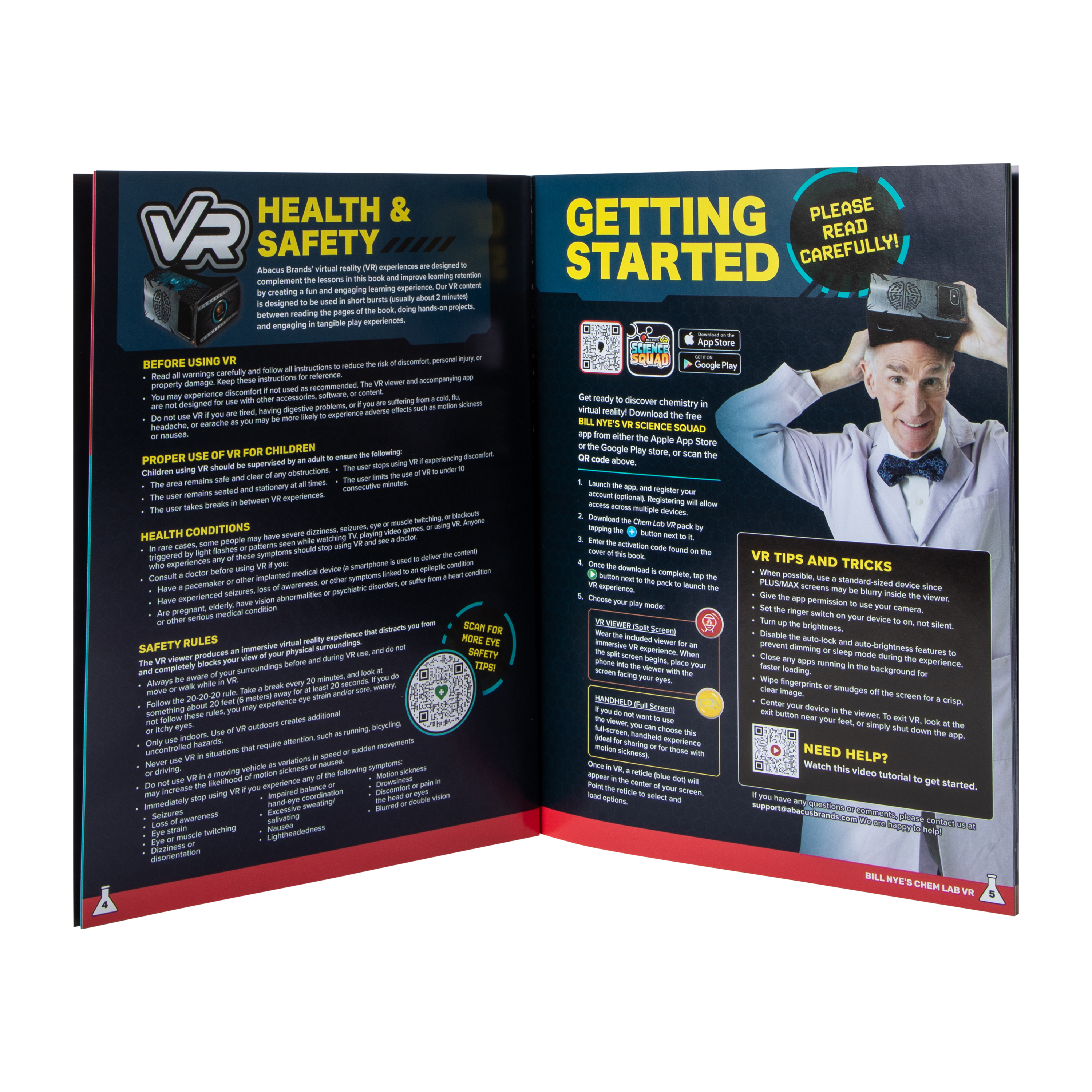 Bill Nye's Chem Lab VR Activity Set