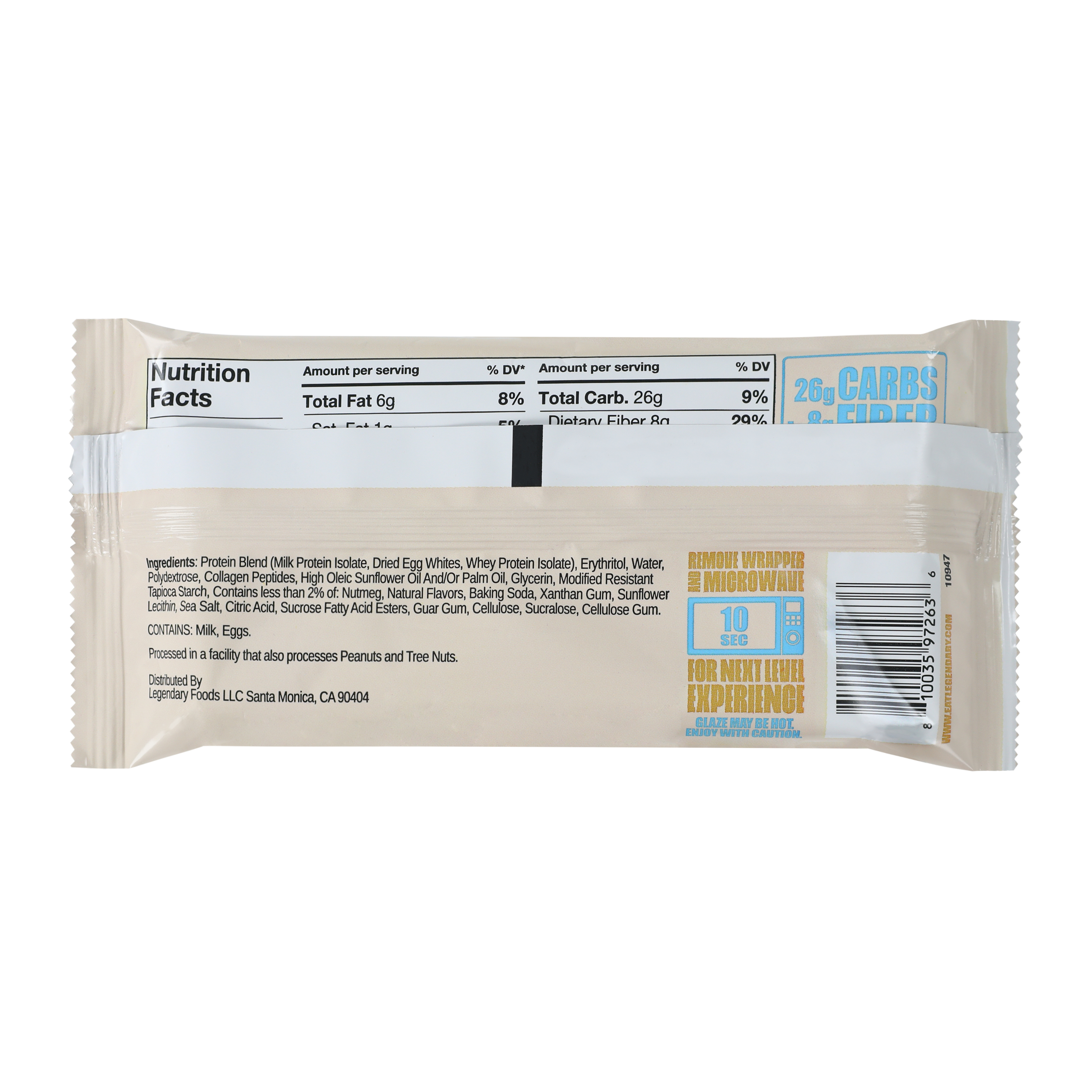 Legendary Foods™ Vanilla Glazed Protein Donuts 2.3oz