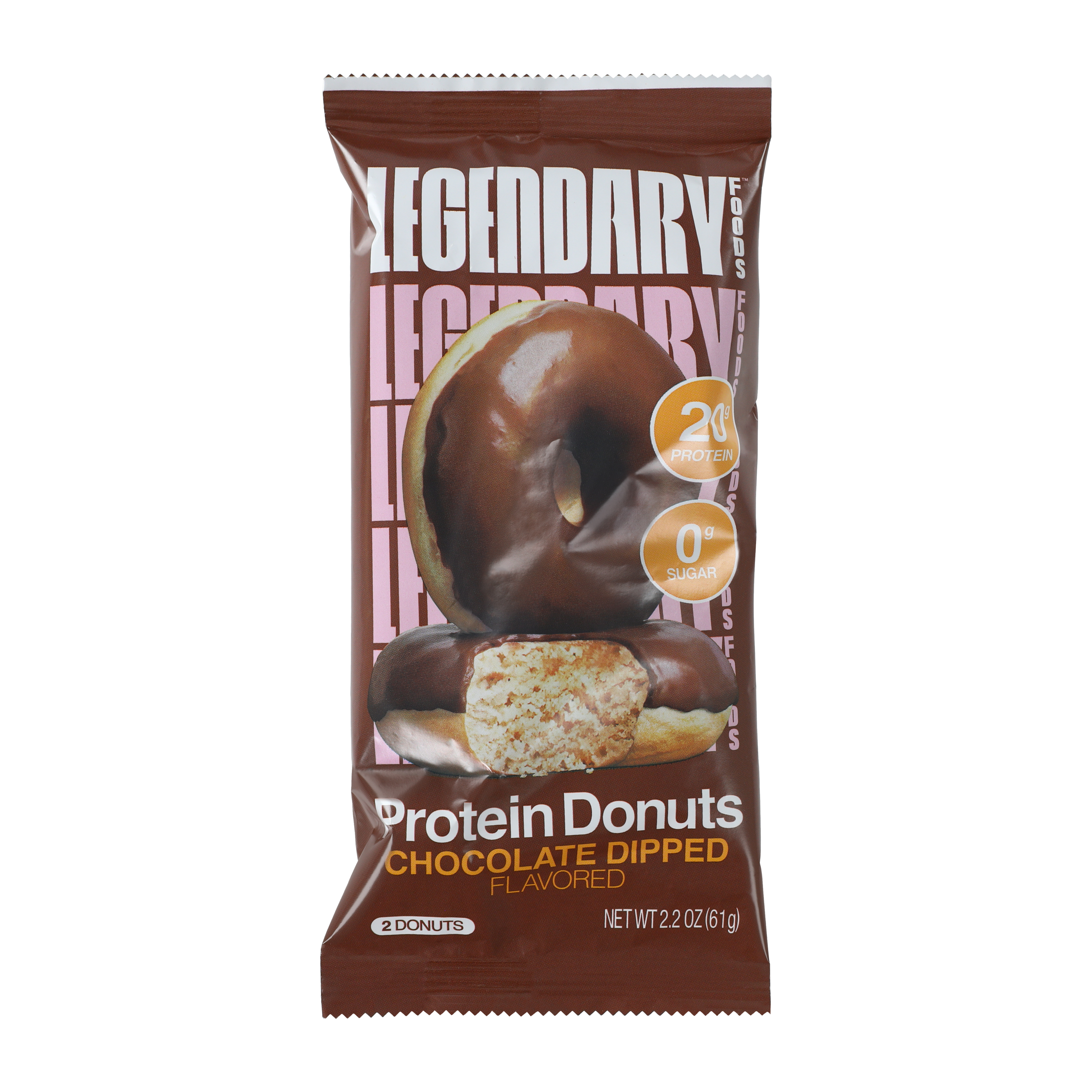 Legendary Foods™ Chocolate Dipped Protein Donuts 2.3oz