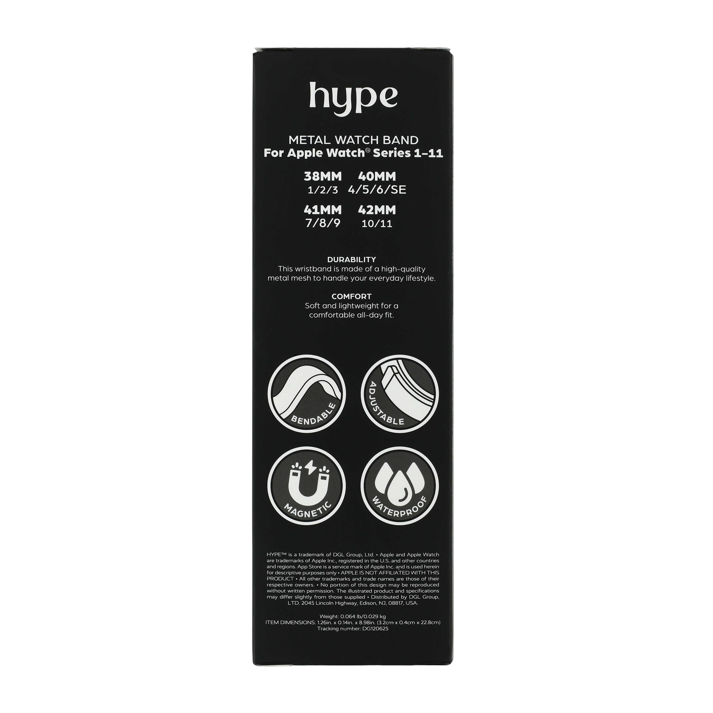 Hype Apple Watch® Metal Watch Band