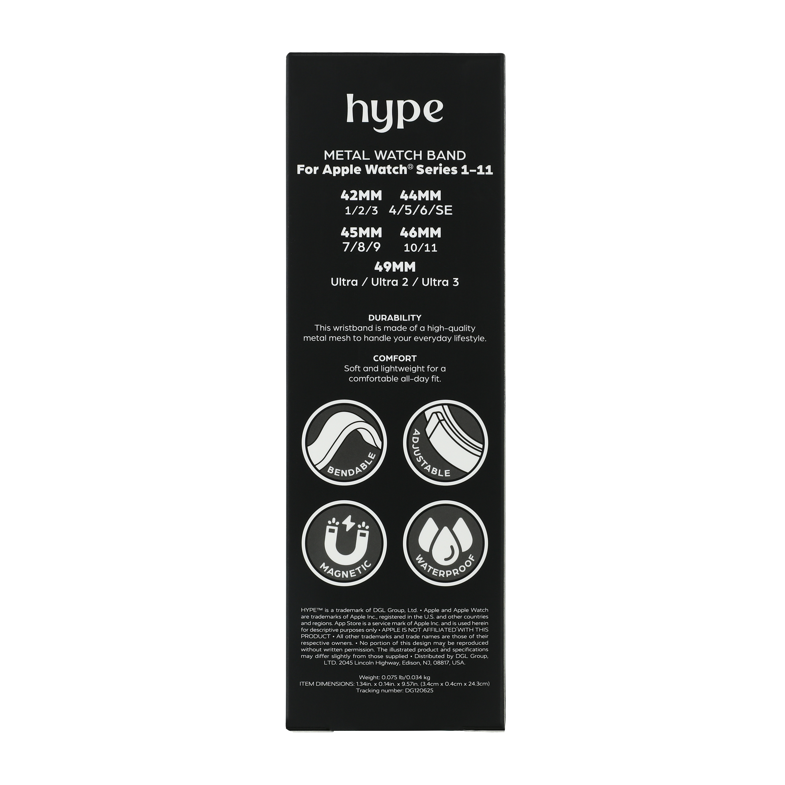 Hype Apple Watch® Metal Watch Band