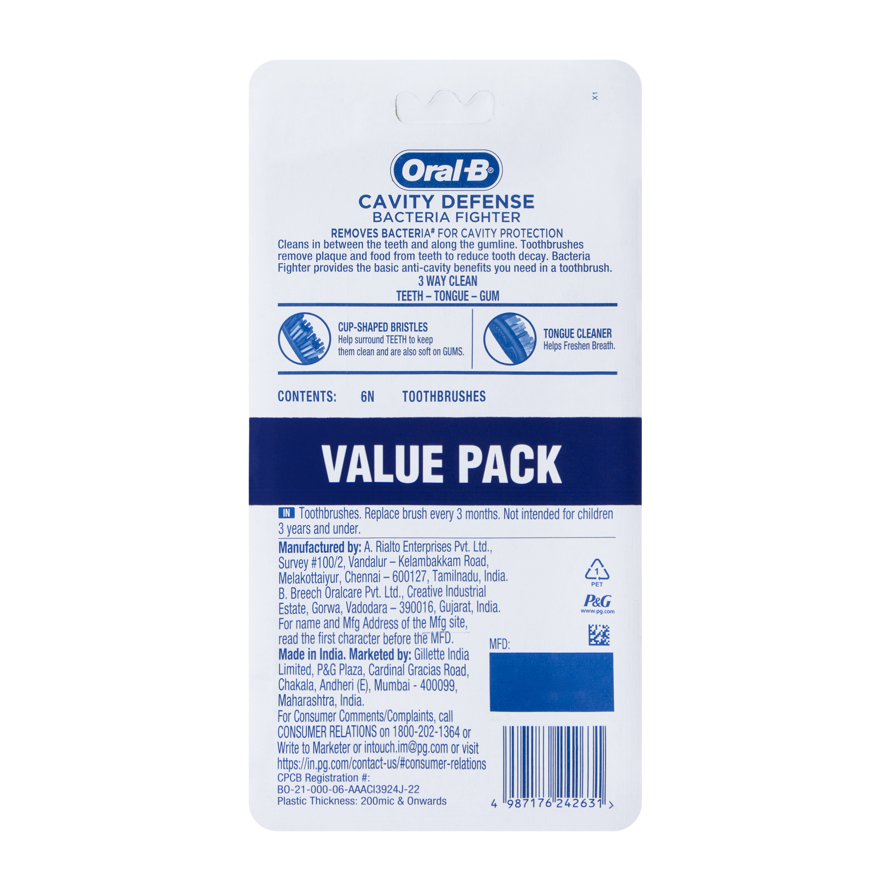 Oral-B® Medium Value Pack