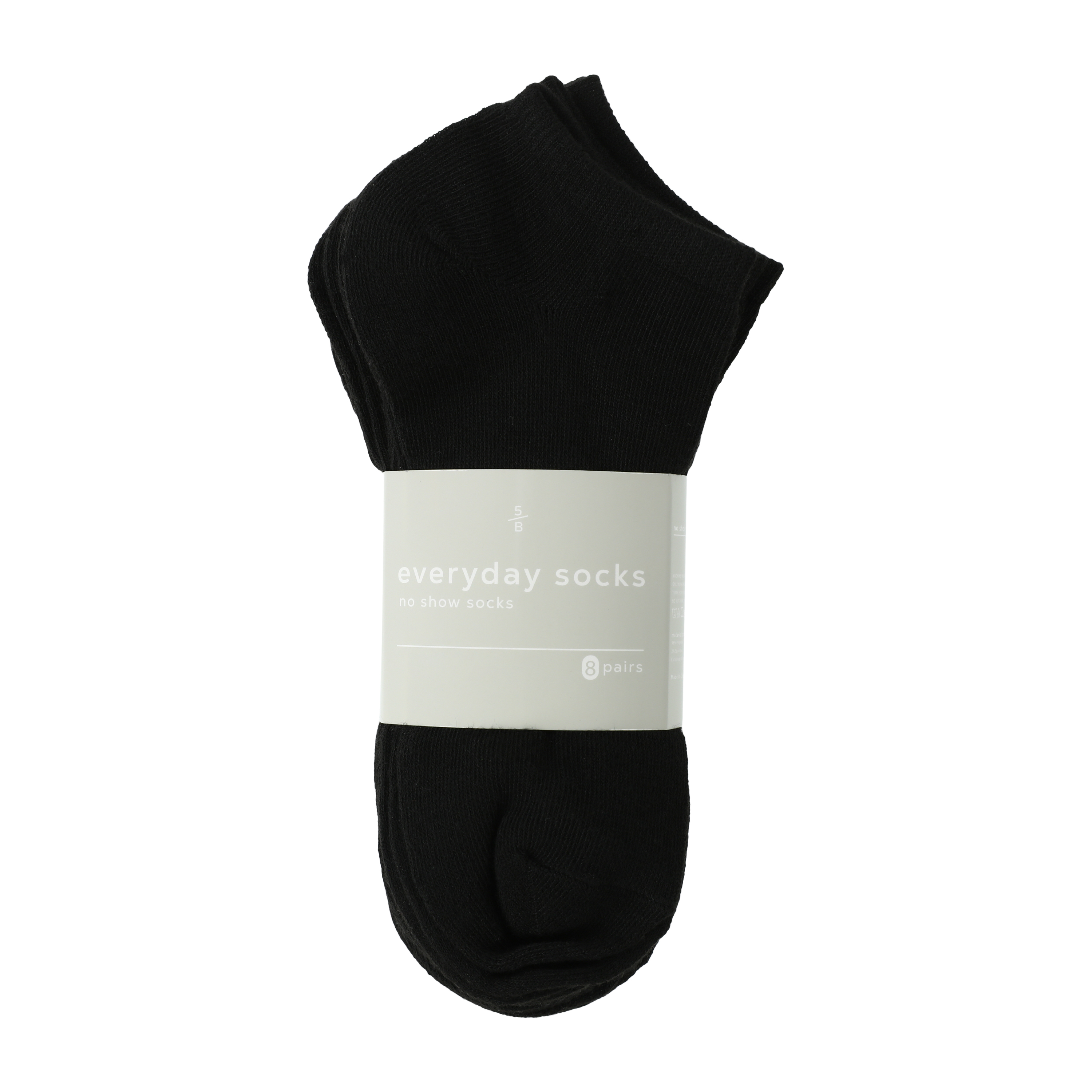 Young Mens No Shows Everyday Socks 8-Pack