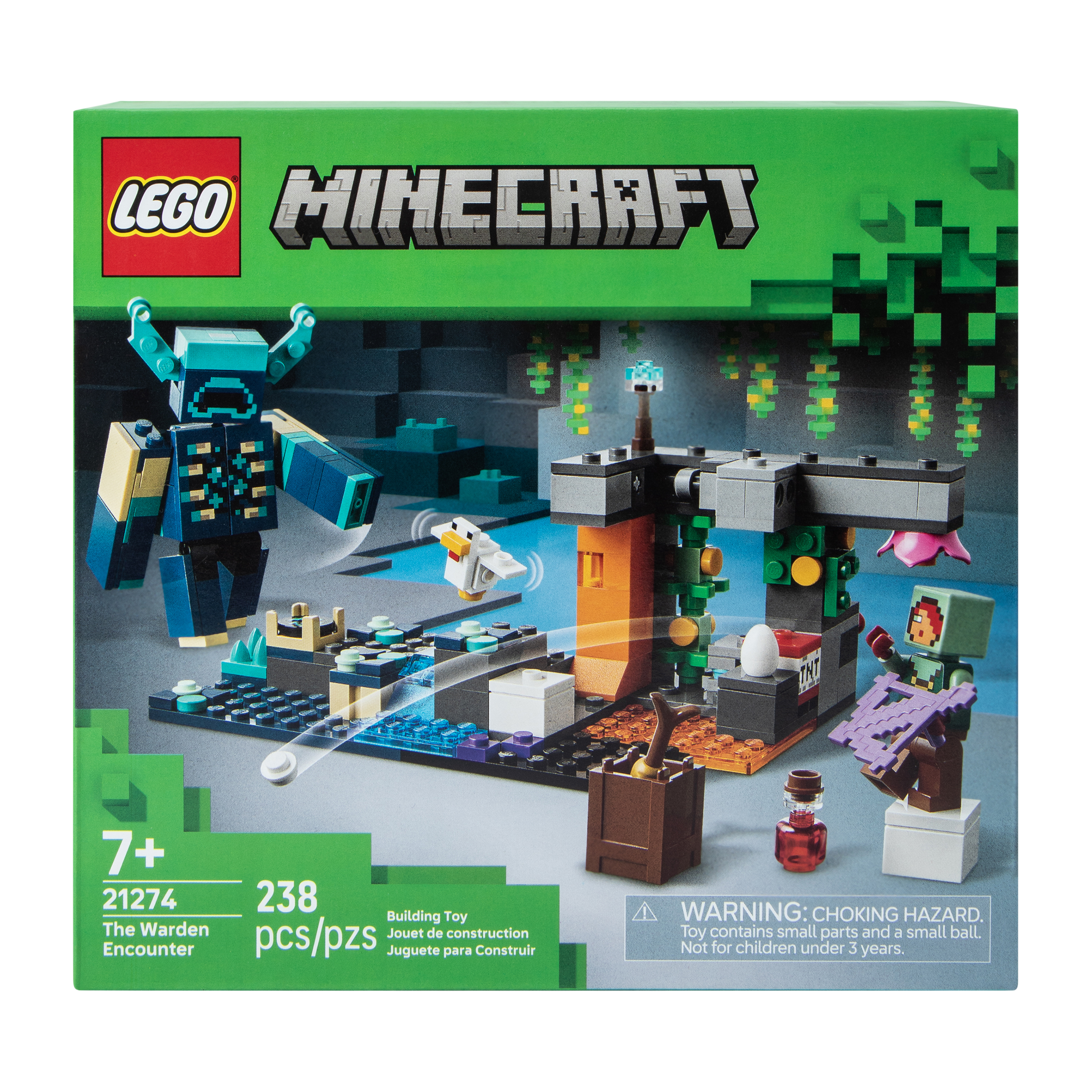 Lego® Minecraft The Warden Encounter Building Toy