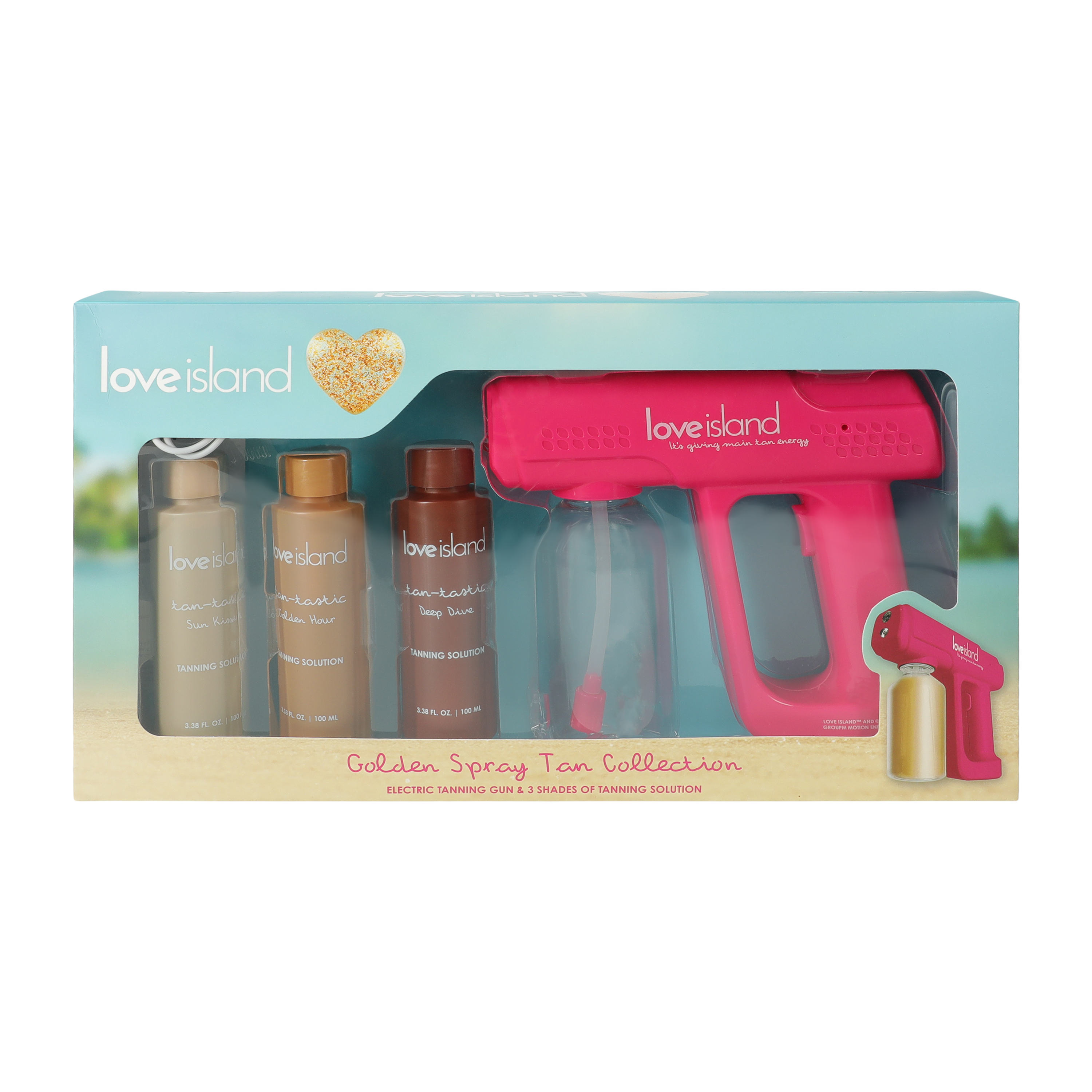 Love Island Golden Spray Tan Collection