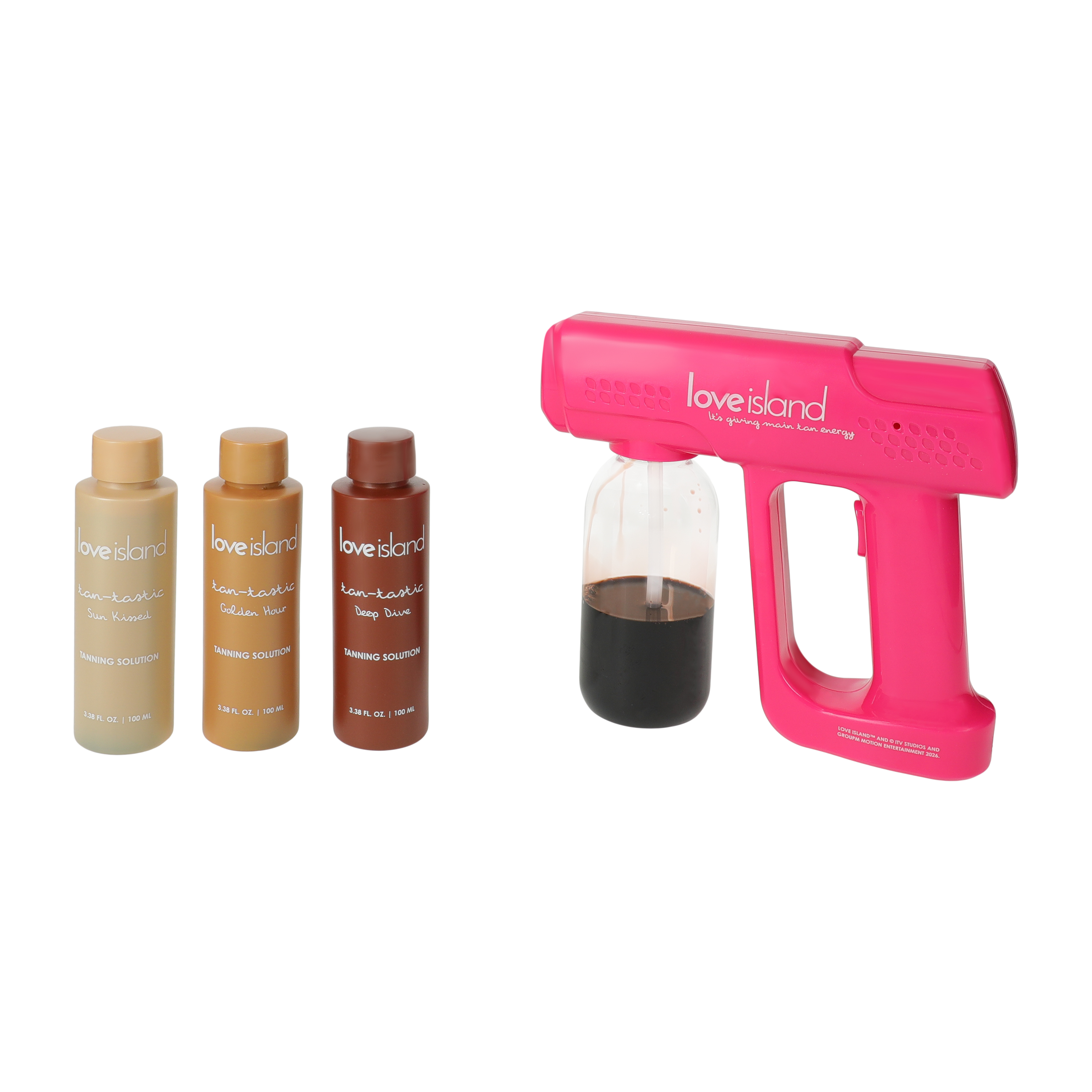 Love Island Golden Spray Tan Collection