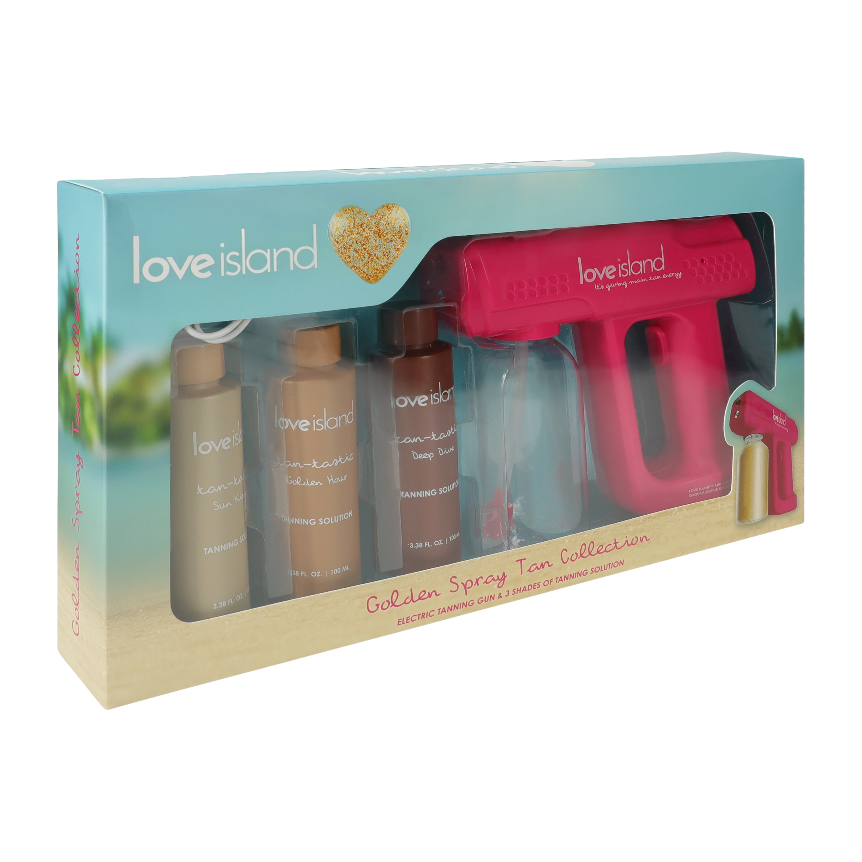 Love Island Golden Spray Tan Collection