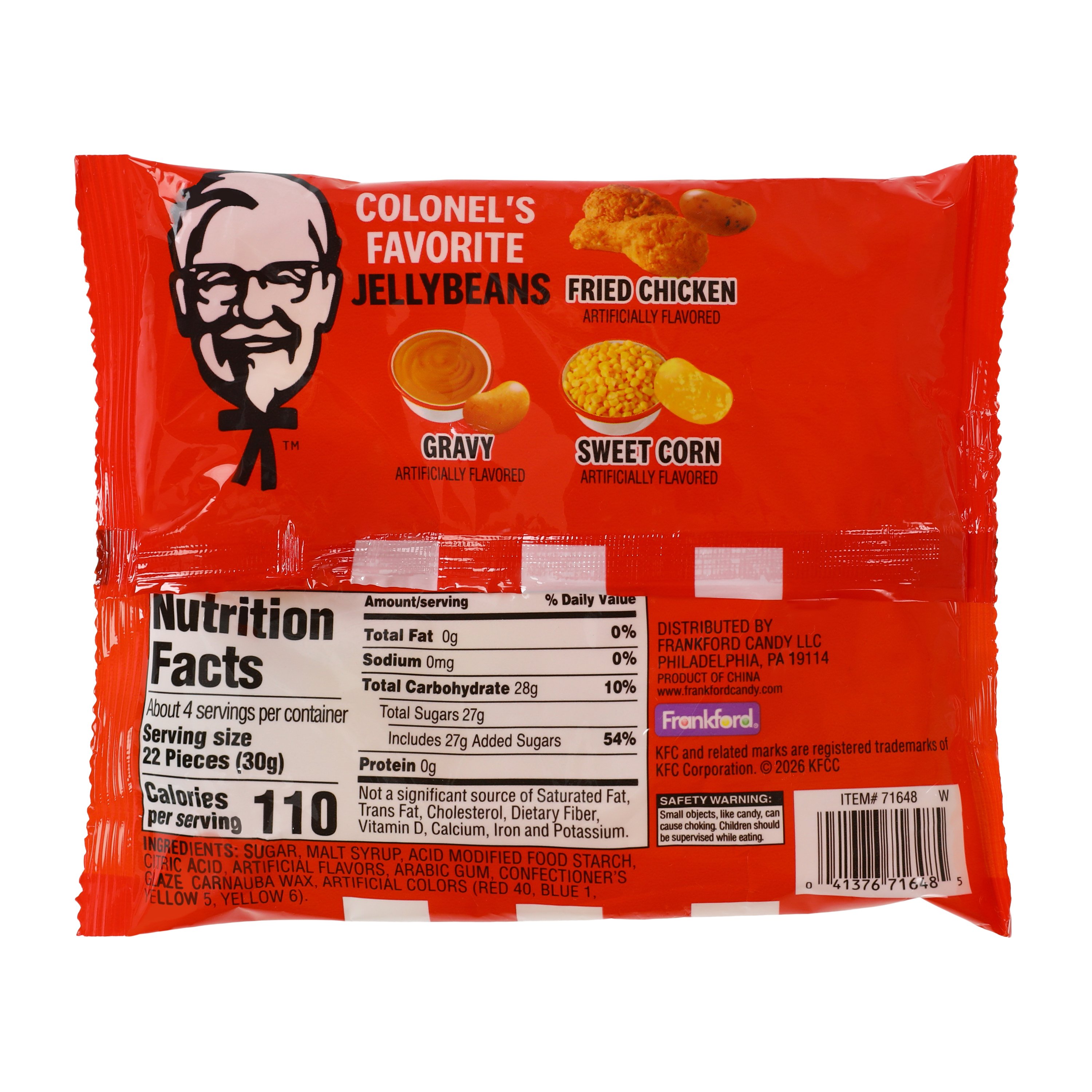 KFC™ Colonel's Favorite Jellybeans Candy 4oz