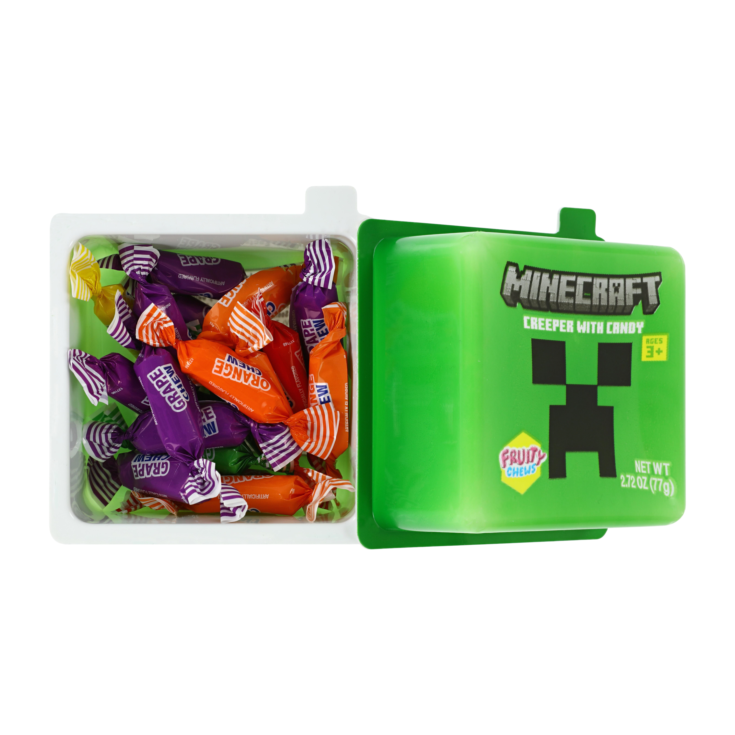 Minecraft Creeper With Candy Fruity Chews 2.7oz