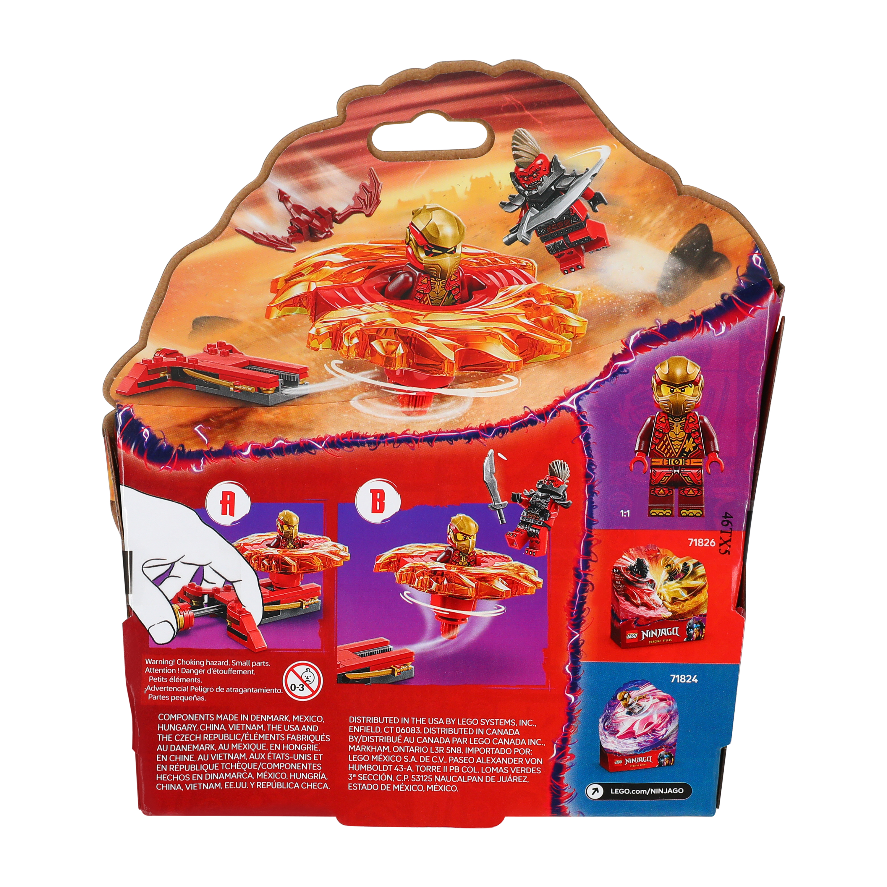 Lego® Ninjago Dragons Rising Kai's Dragon Spinjitsu Spinner Building Toy Set