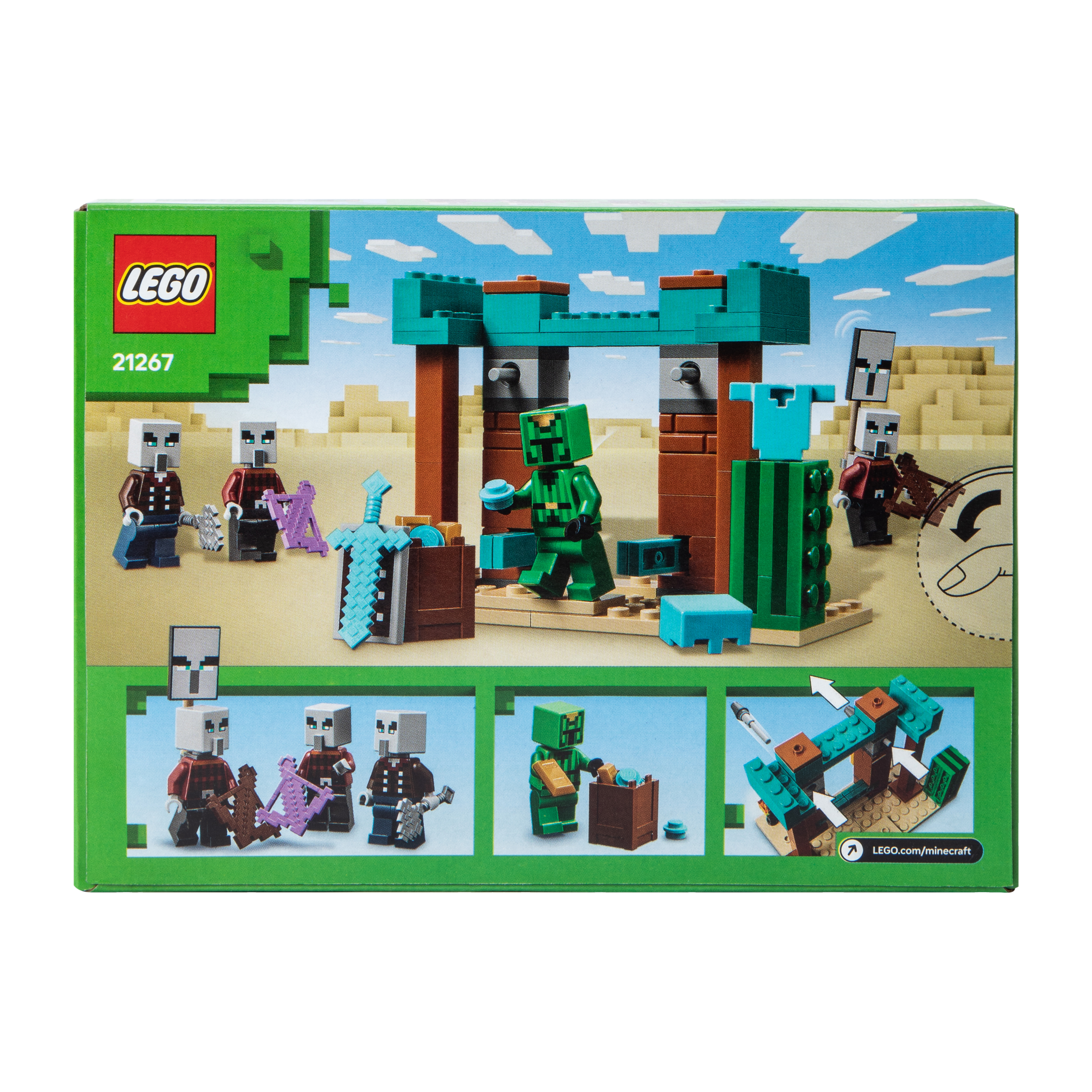 Lego® Minecraft The Illager Desert Building Toy