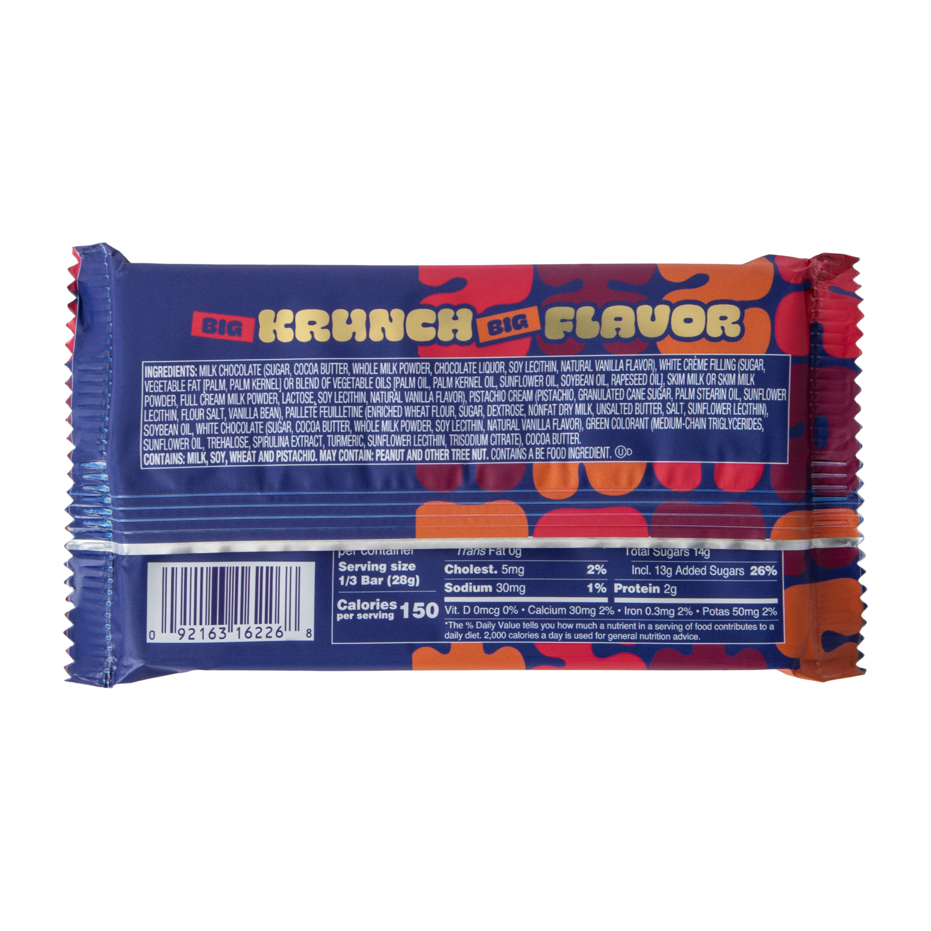 Gudlife By Astor Chocolate Pistachio Crème Krunch Dubai Style 3oz