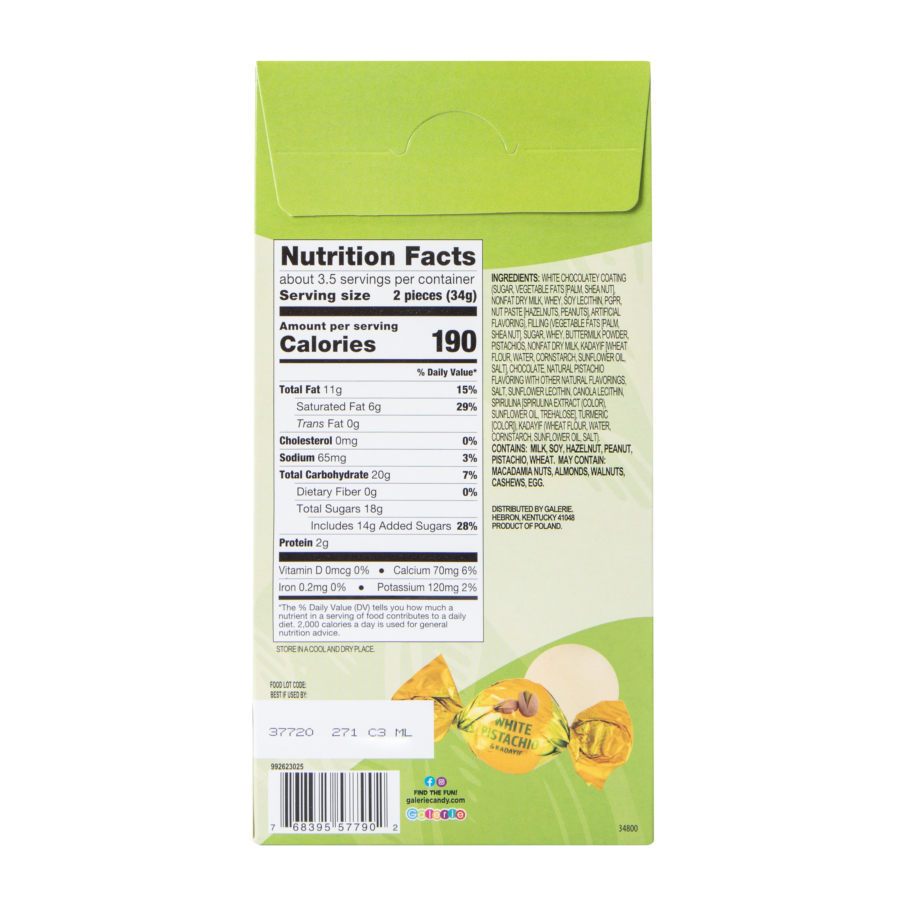 Galarie Au Chocolat® Dubai Style Truffles 4.16oz