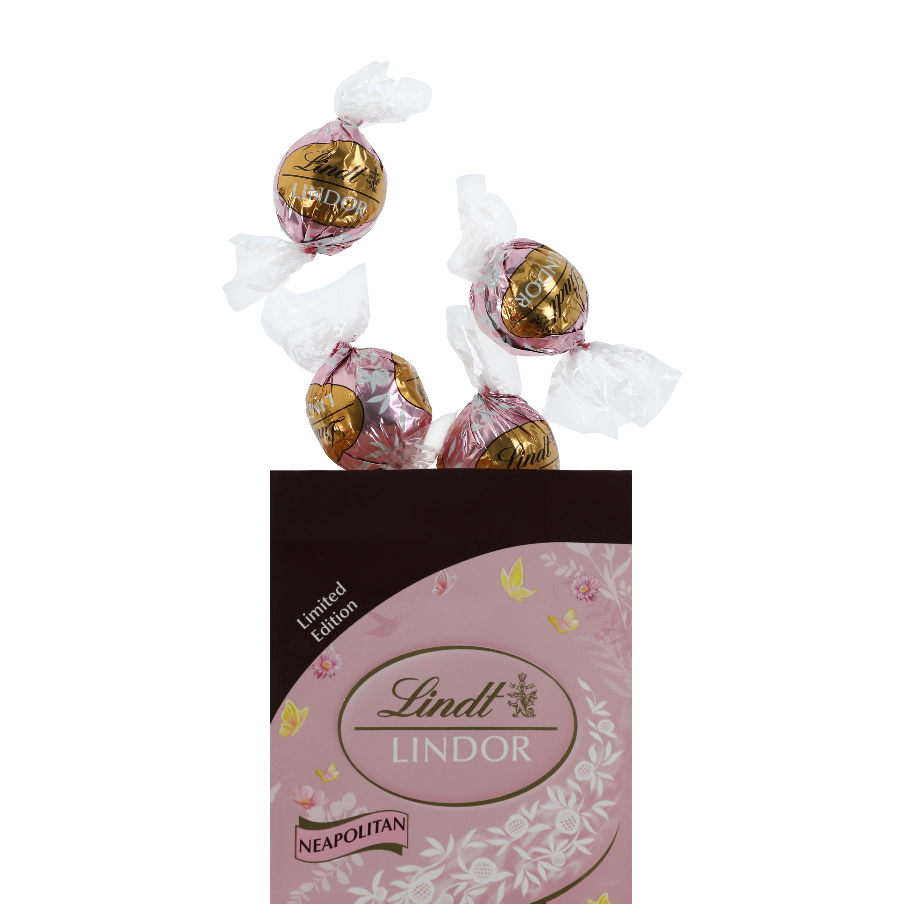Lindt Lindor Limited Edition Neapolitan White Chocolate Truffles 3oz