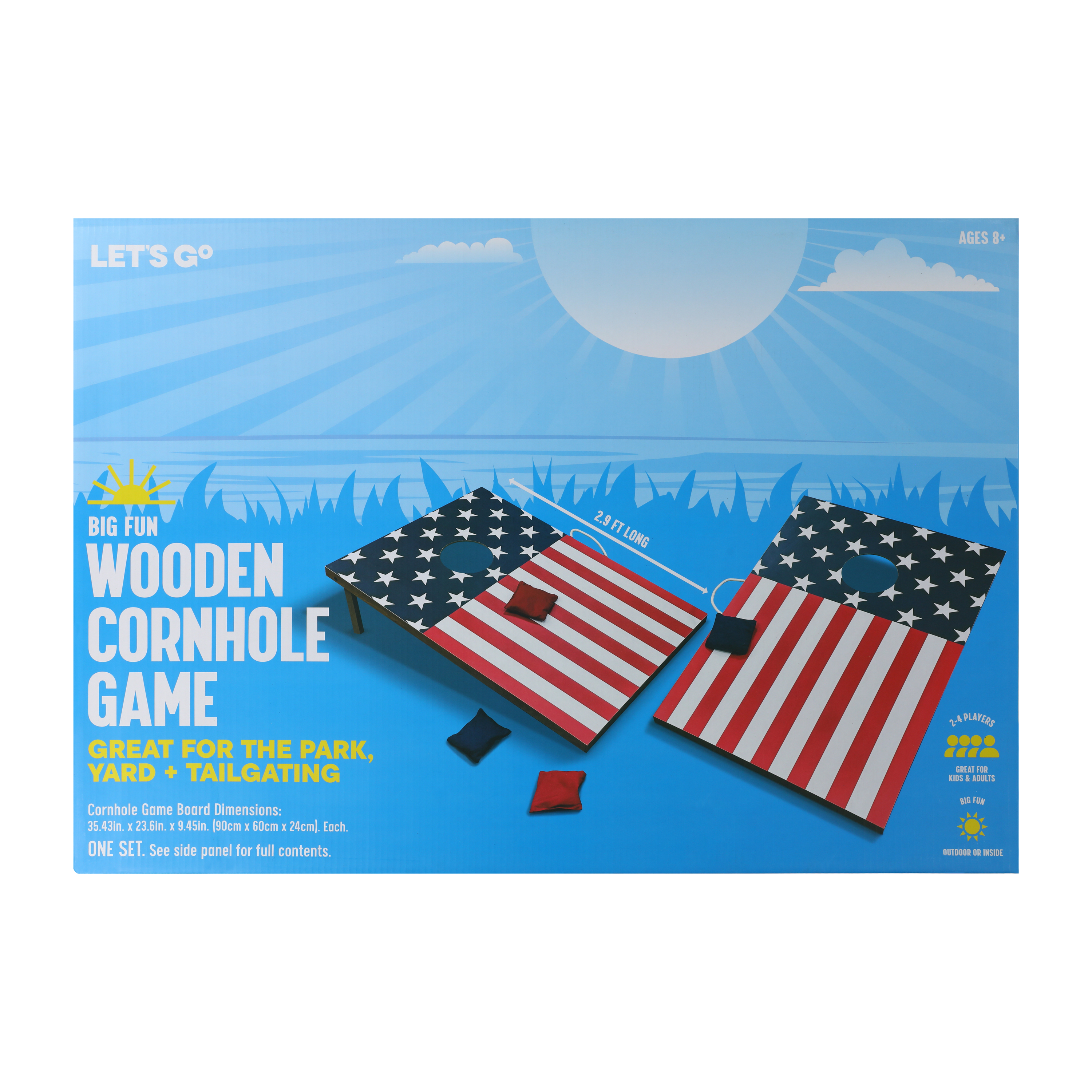 Wooden Cornhole Game