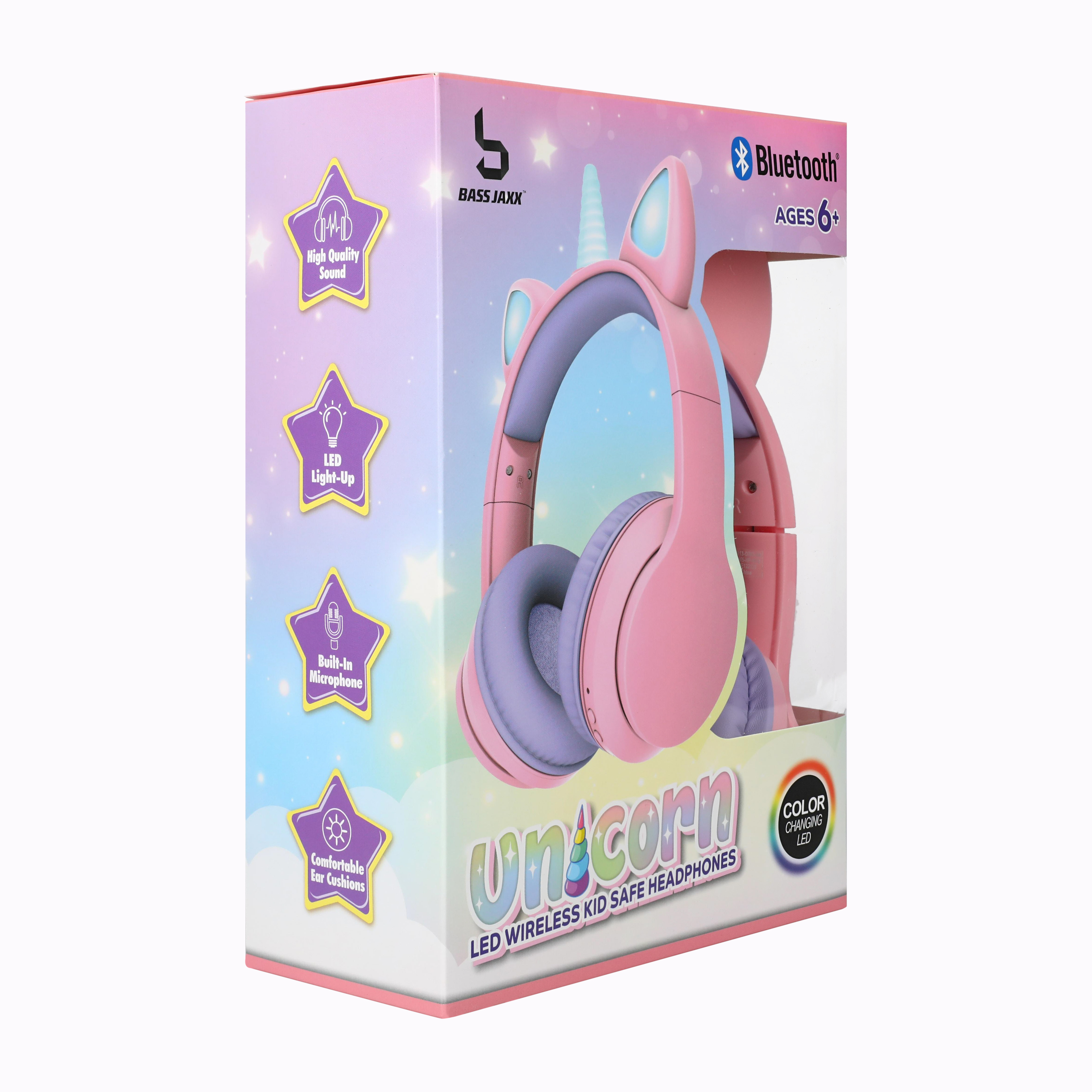 Bass Jaxx™ LED Unicorn Headphone