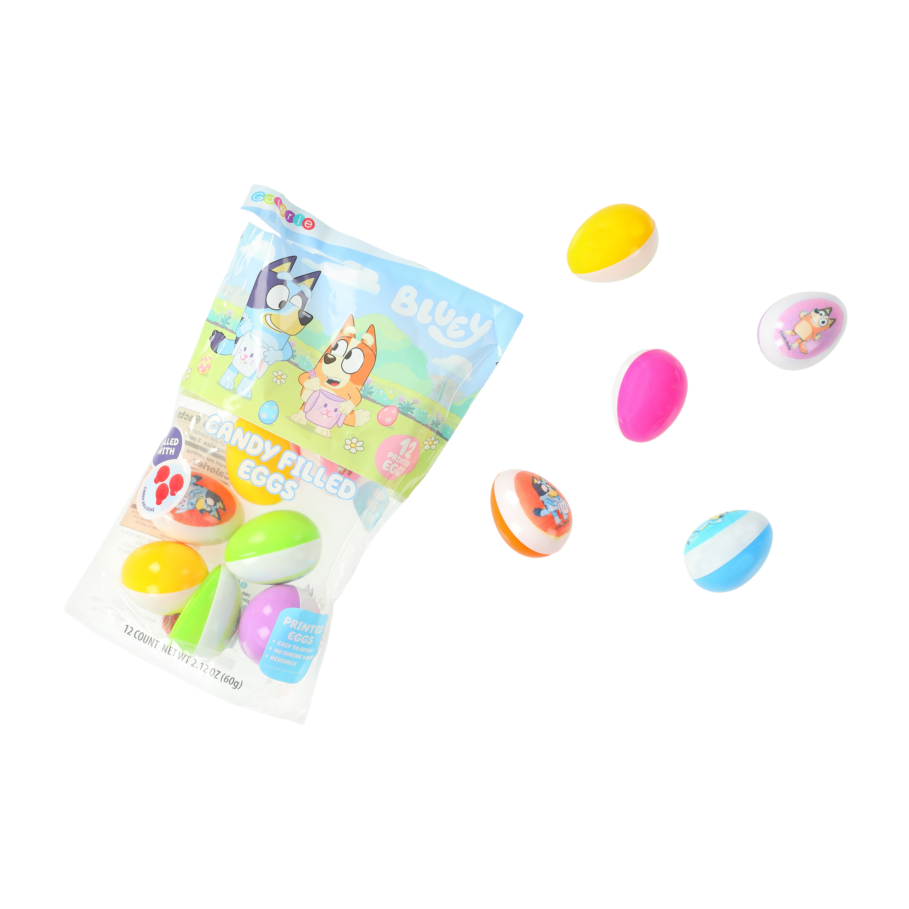 Bluey™ Easter Candy Filled Eggs 12-Count Pack