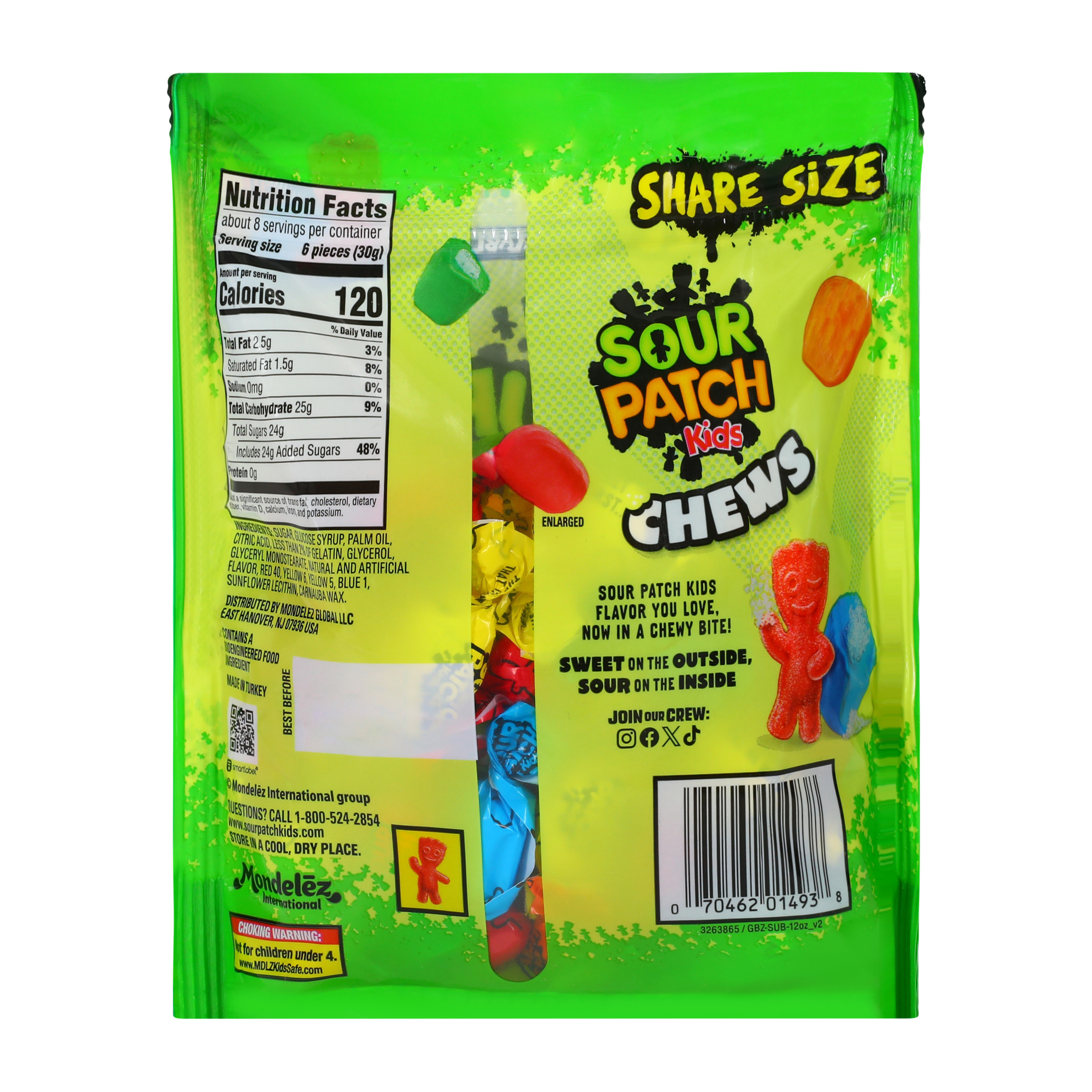 Sour Patch Kids® Chews Candy 8.12oz