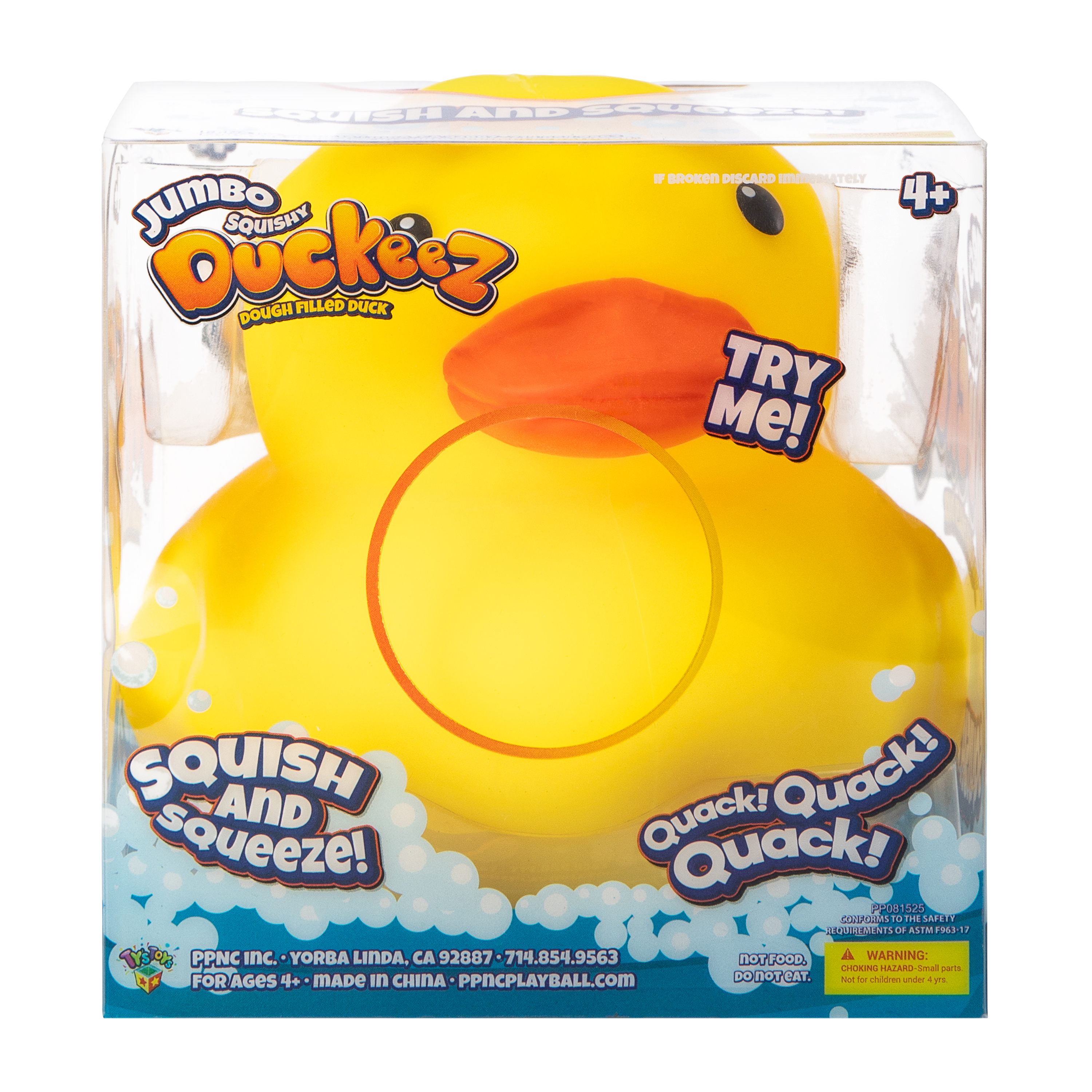 Jumbo Squishy Duckeez Toy (Styles May Vary)