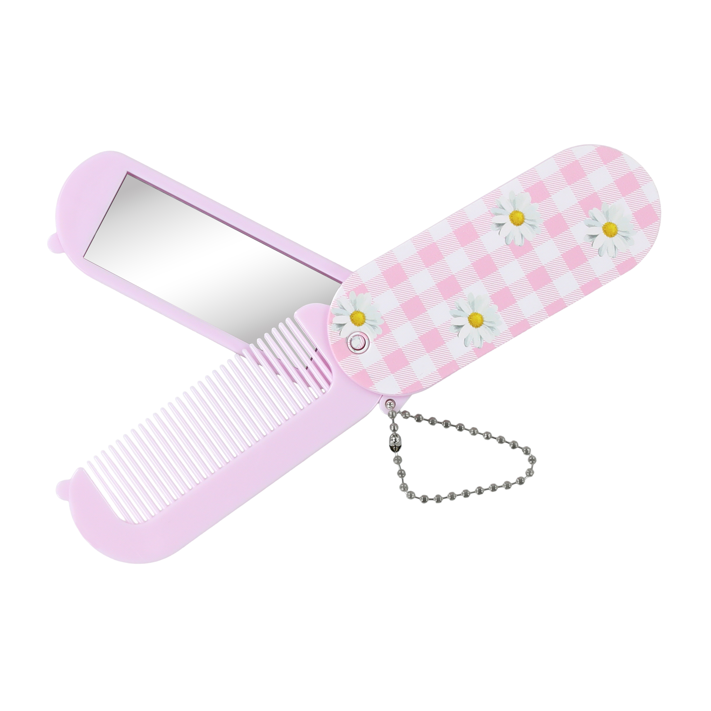 Keychain Comb With Mirror