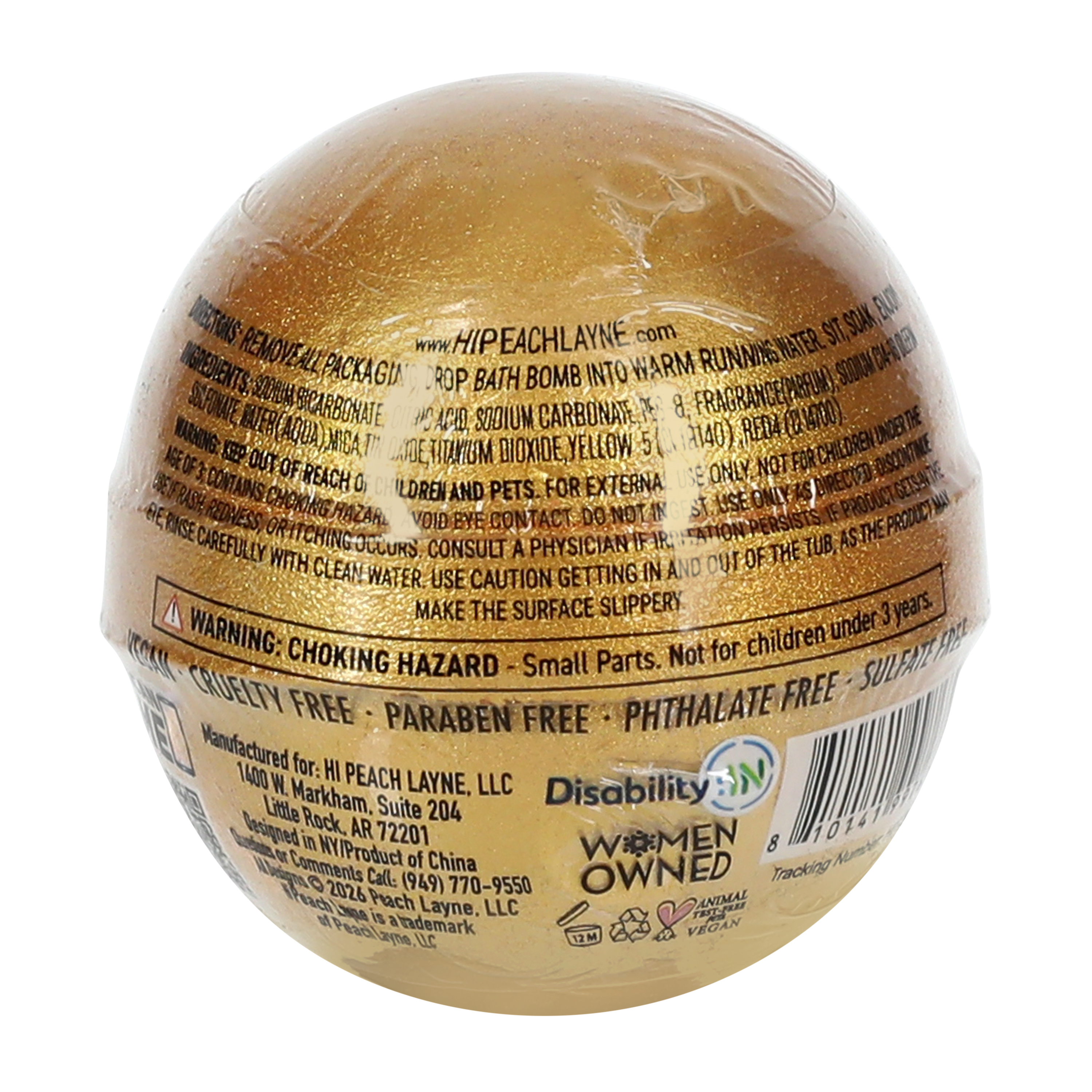 Hi Peach Layne® Rio Glo Friendship Bracelet Bath Bomb 4.5oz