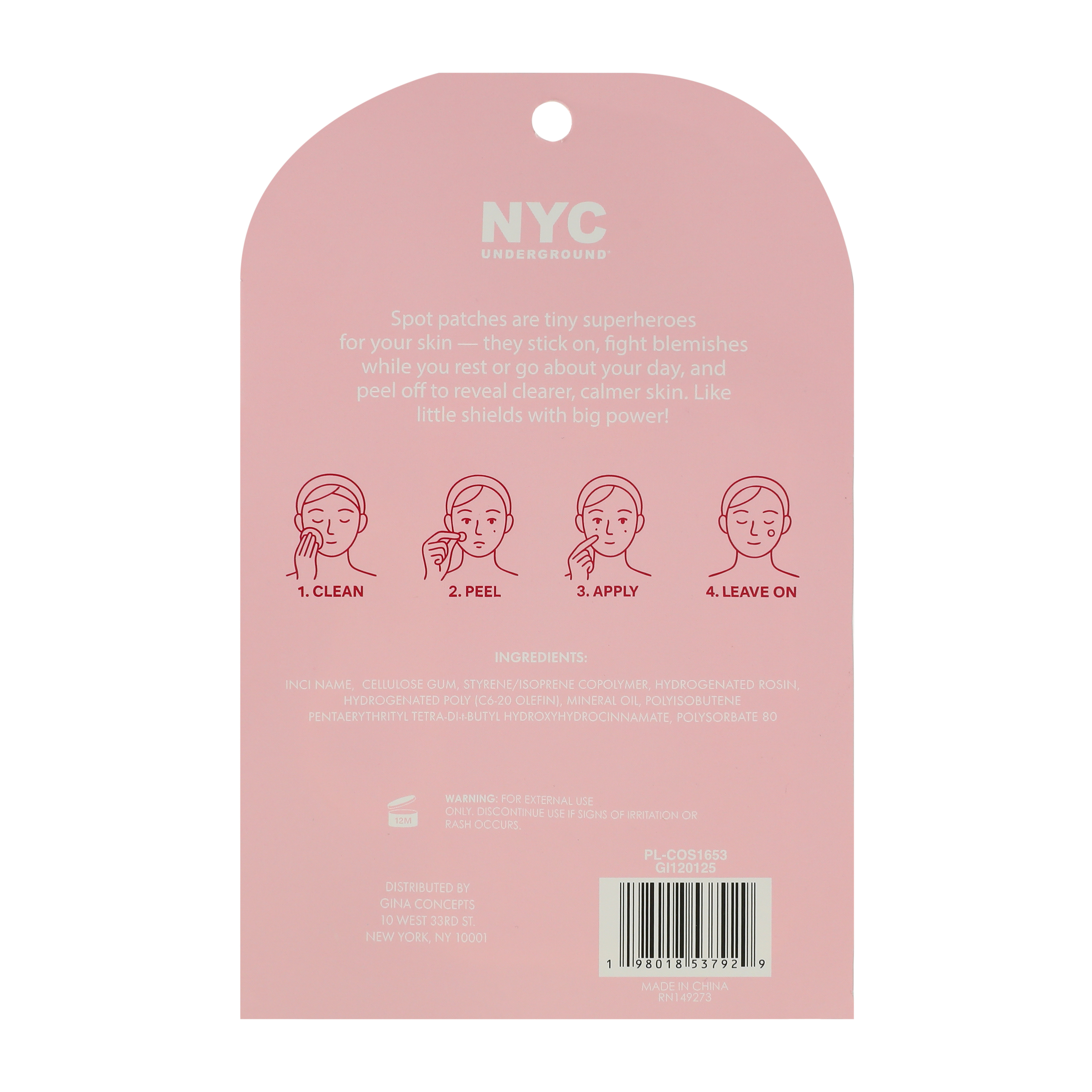NYC Underground® Pimple Patches 18-Count