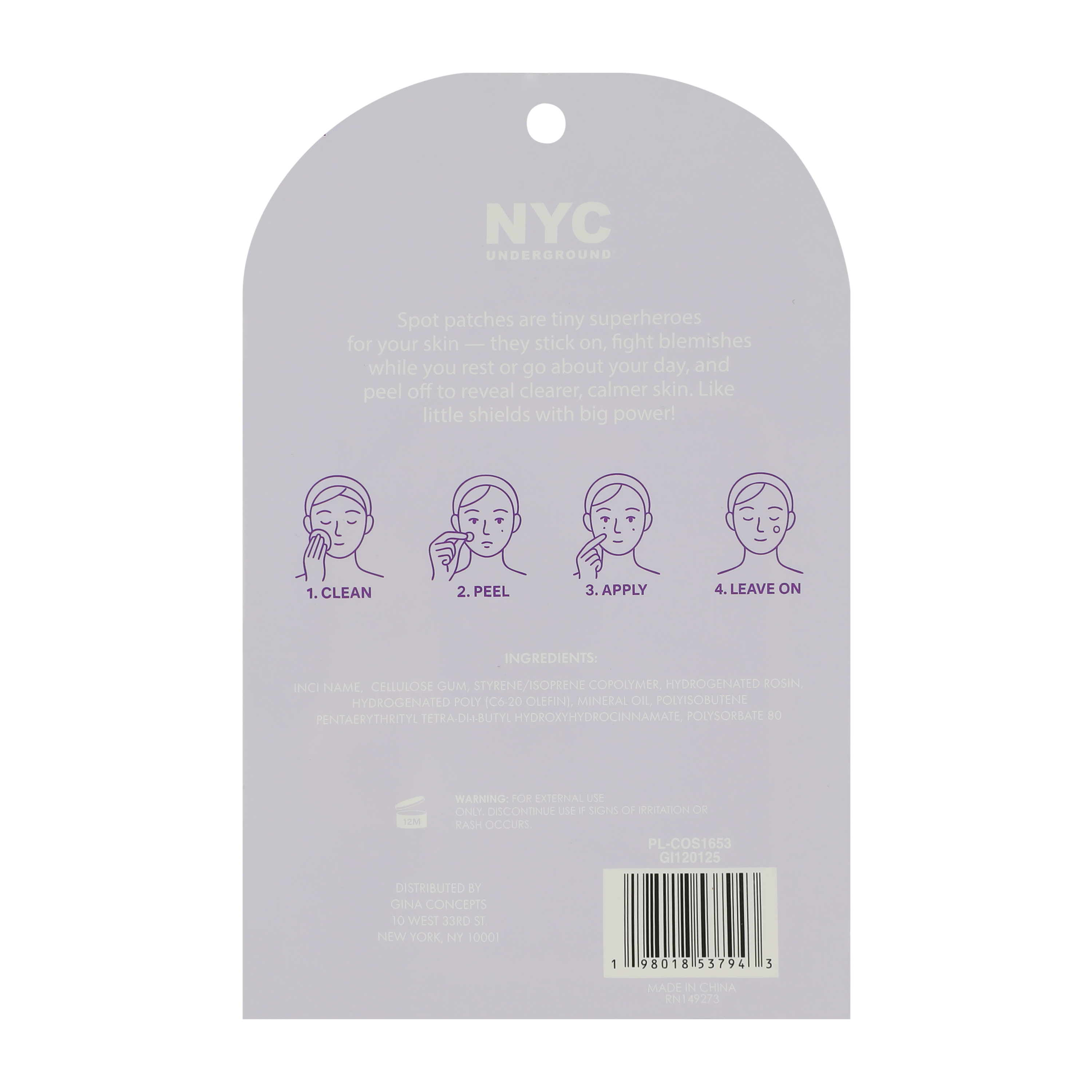 NYC Underground® Pimple Patches 18-Count