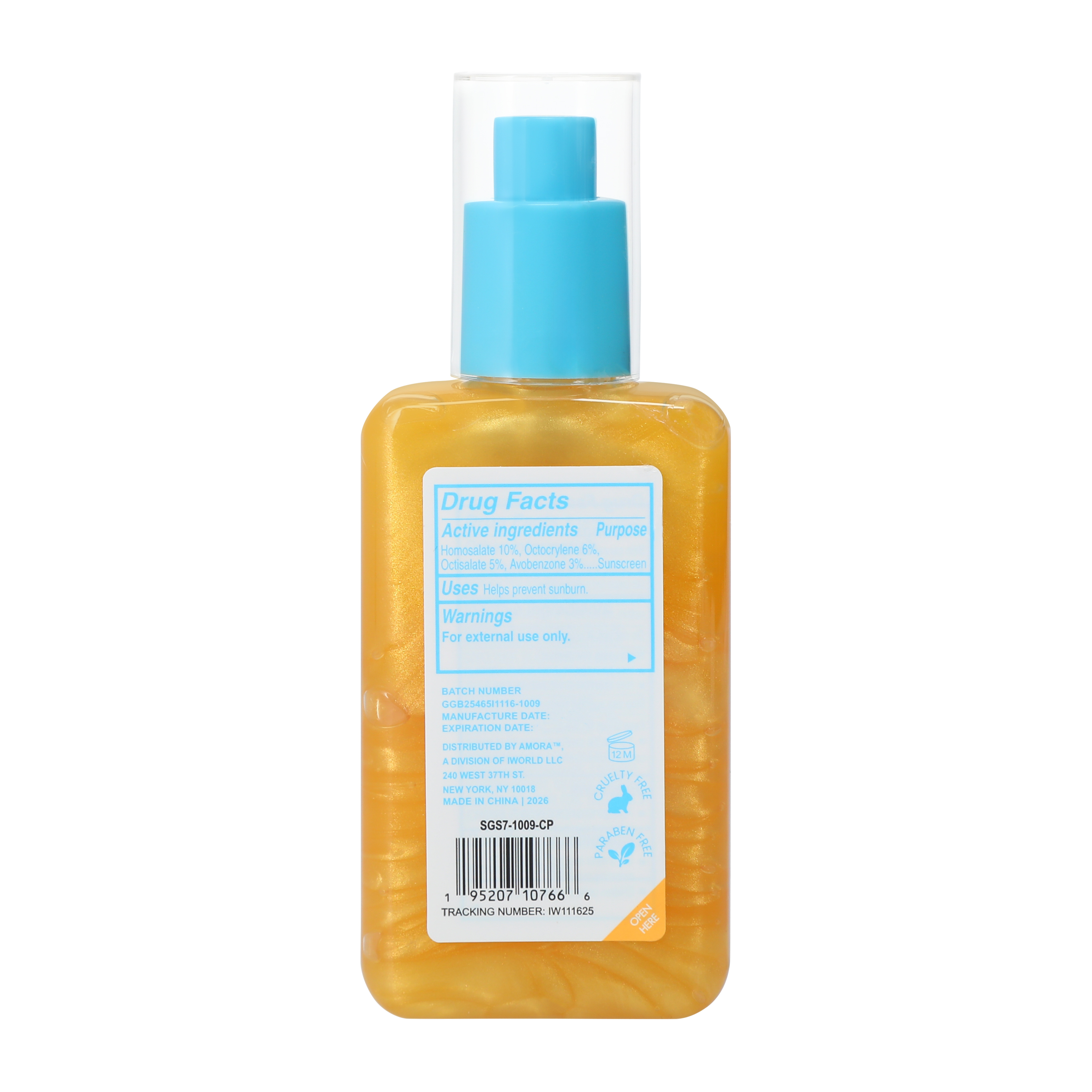 Sugar Girl Sunshine Body Illuminator Sunscreen SPF30 3.38oz