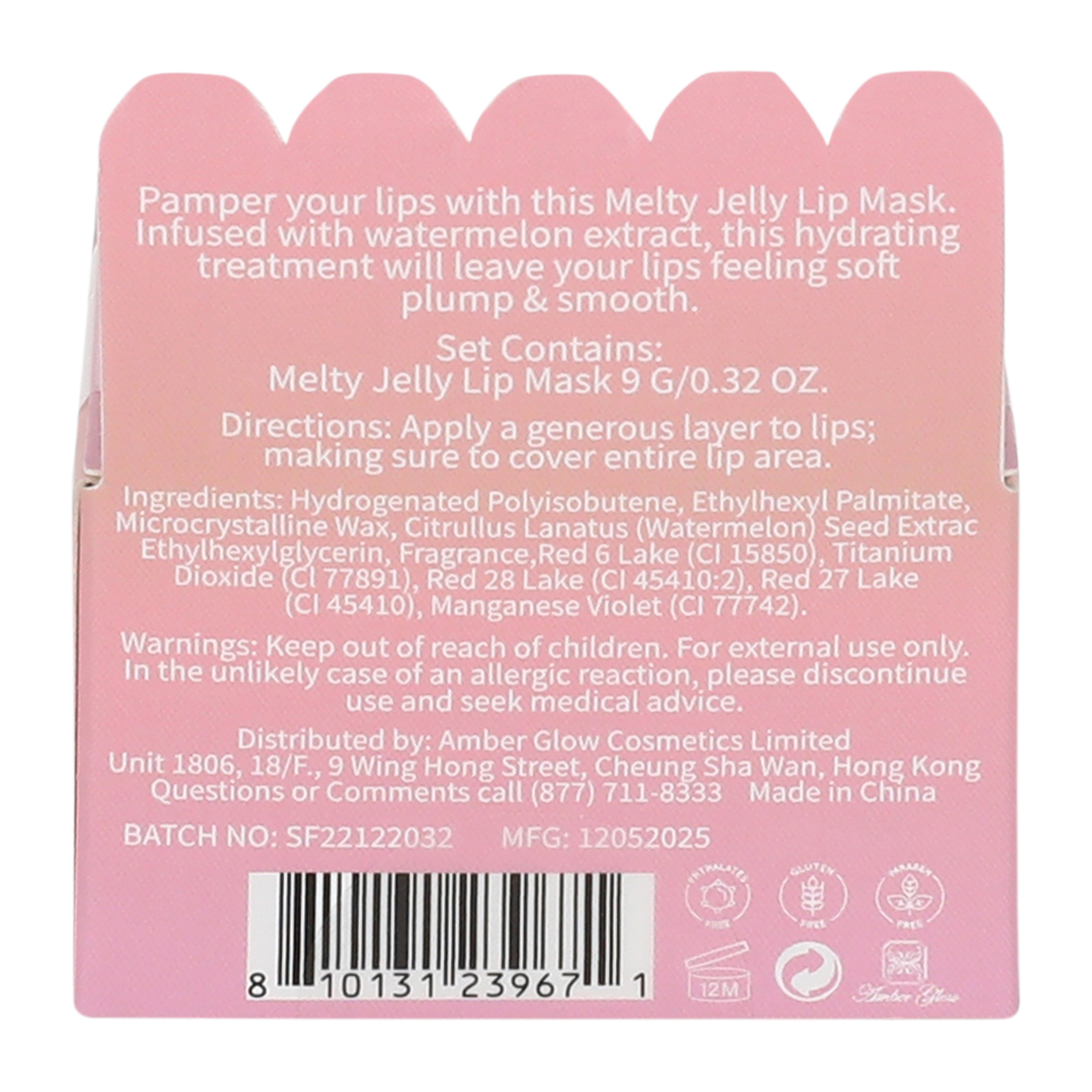 Melty Watermelon Jelly Lip Mask 0.3oz