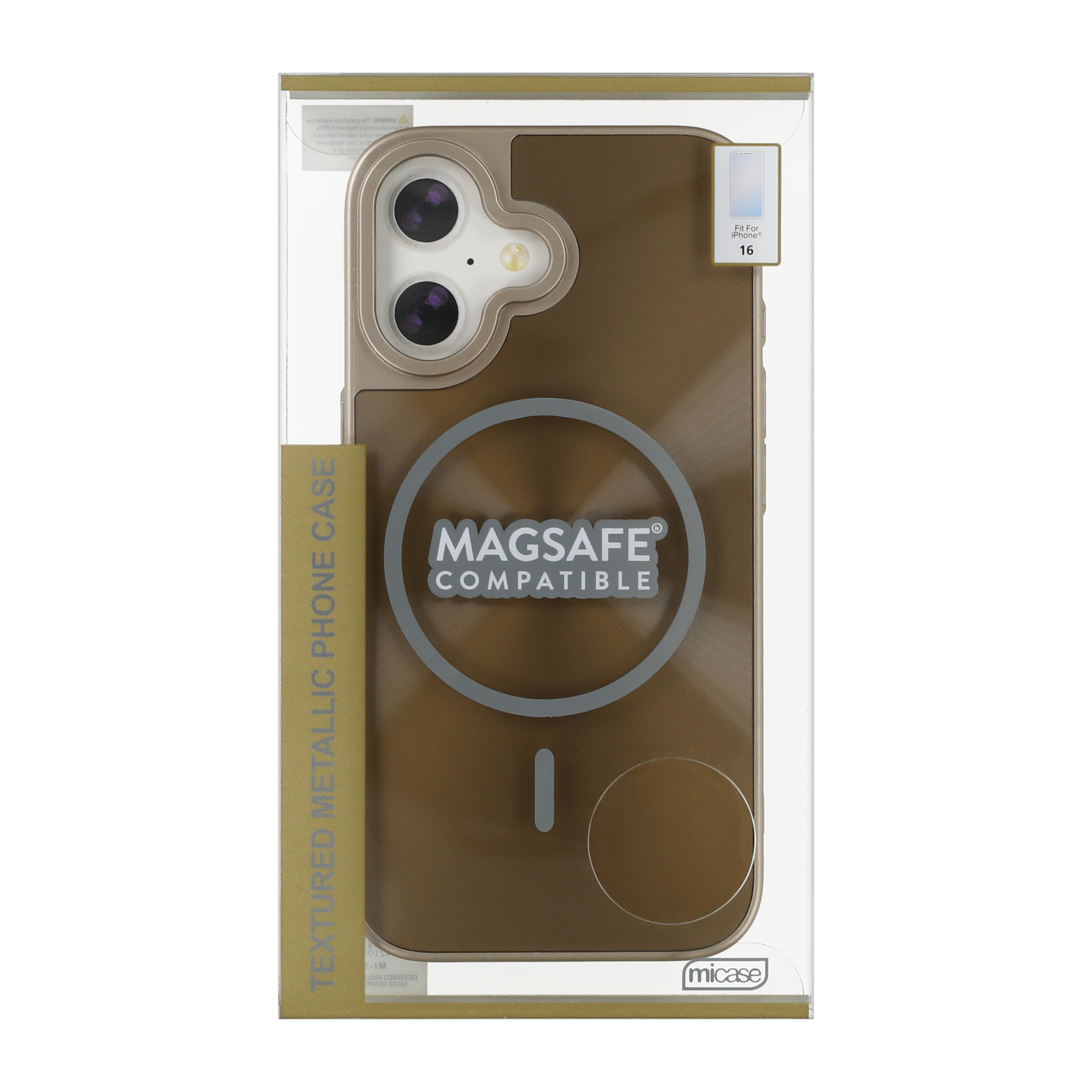 iPhone 16® MagSafe® Textured Metallic Phone Case