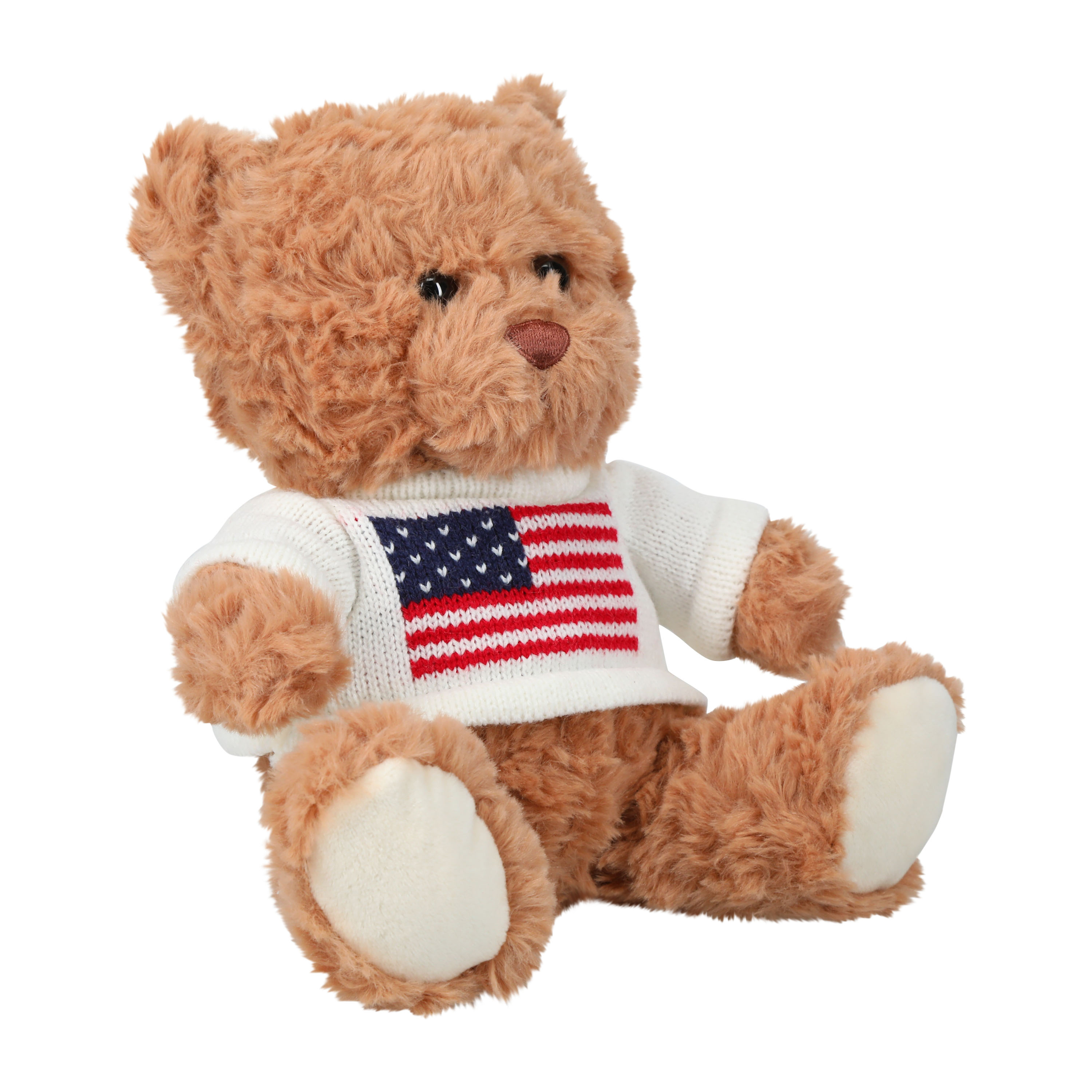 Cute & Cuddly Flag Sweater Bear Plush