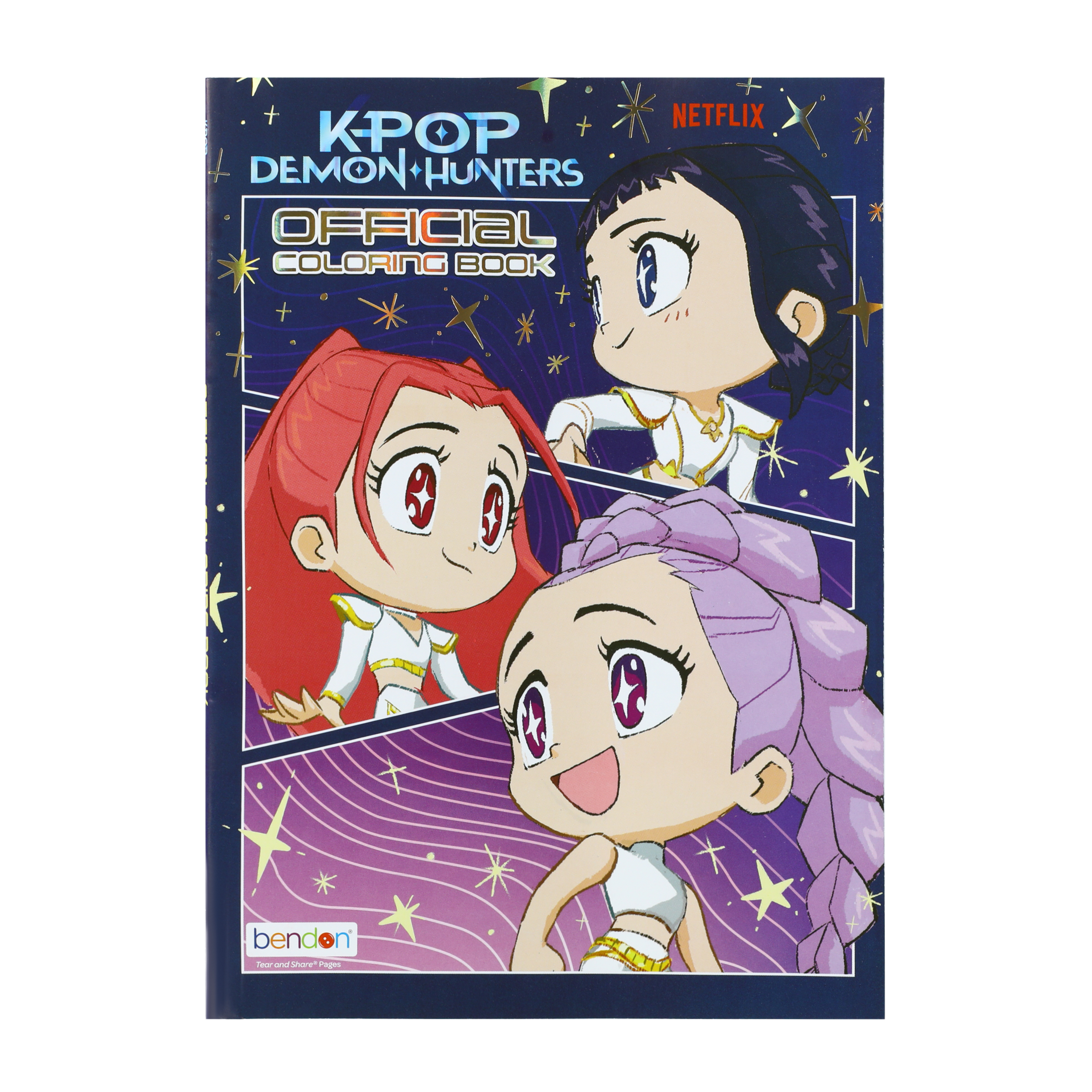 Netflix K-Pop Demon Hunters Official Coloring Book