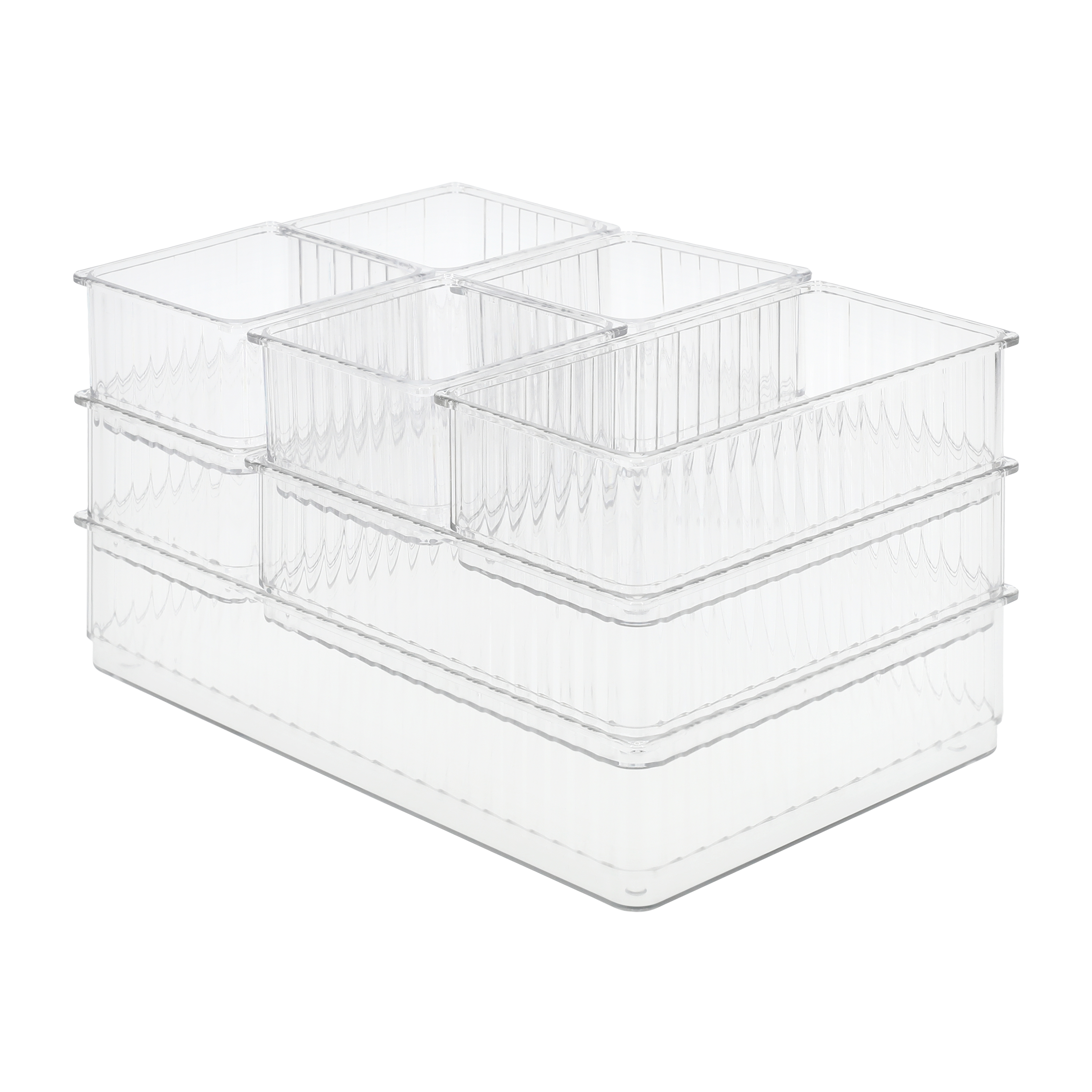 Fluted Organizer Set 8-Pack