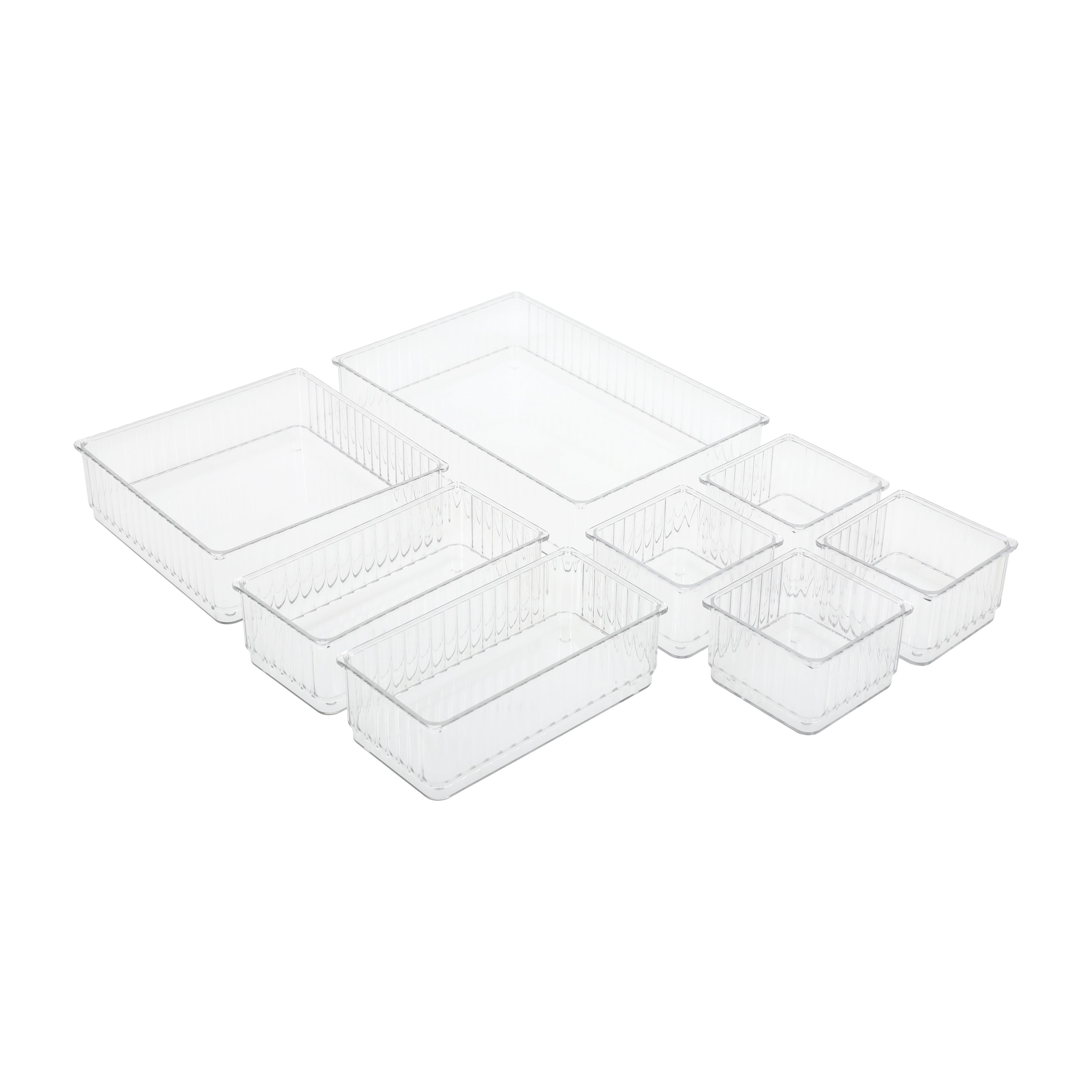 Fluted Organizer Set 8-Pack