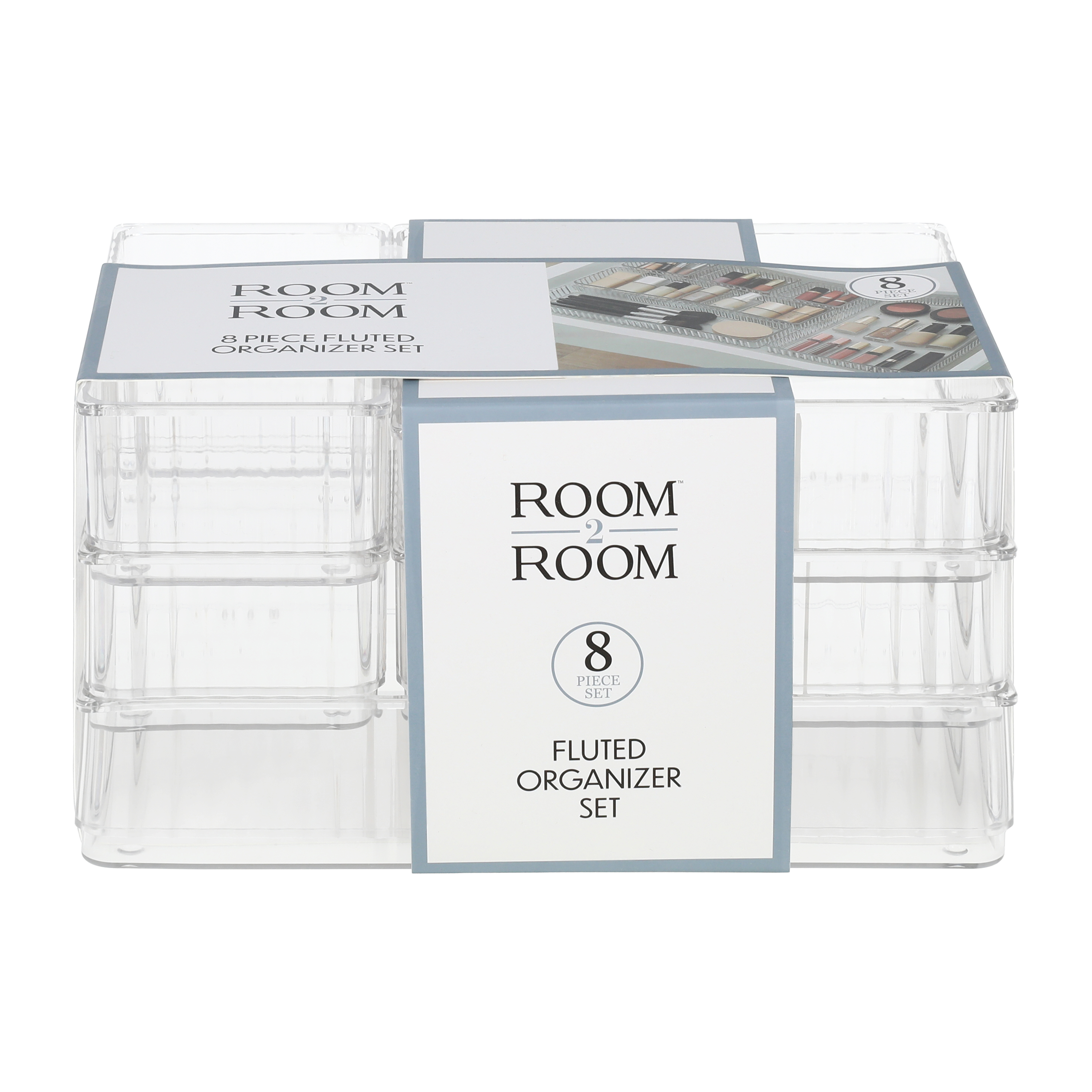 Fluted Organizer Set 8-Pack