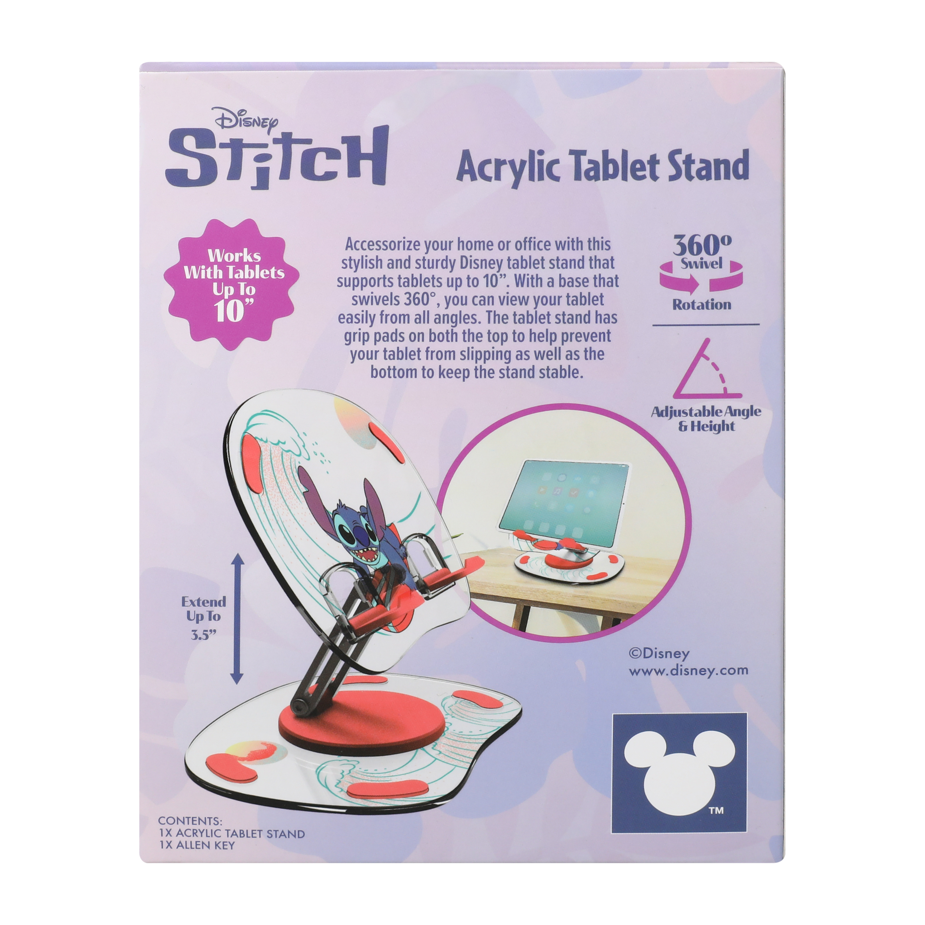 Licensed Disney Acrylic Tablet Stand