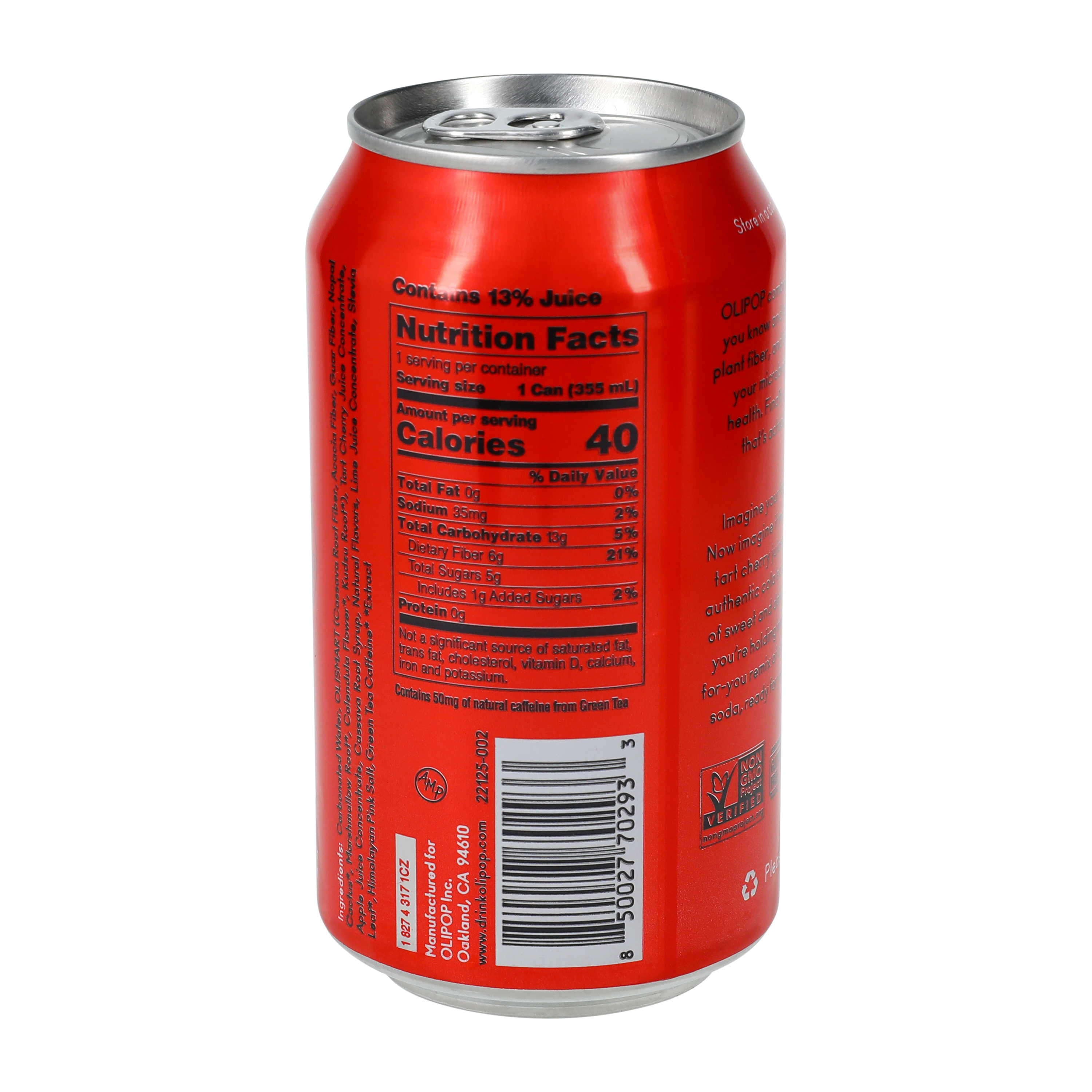 Olipop Healthy Prebiotic Soda 12oz