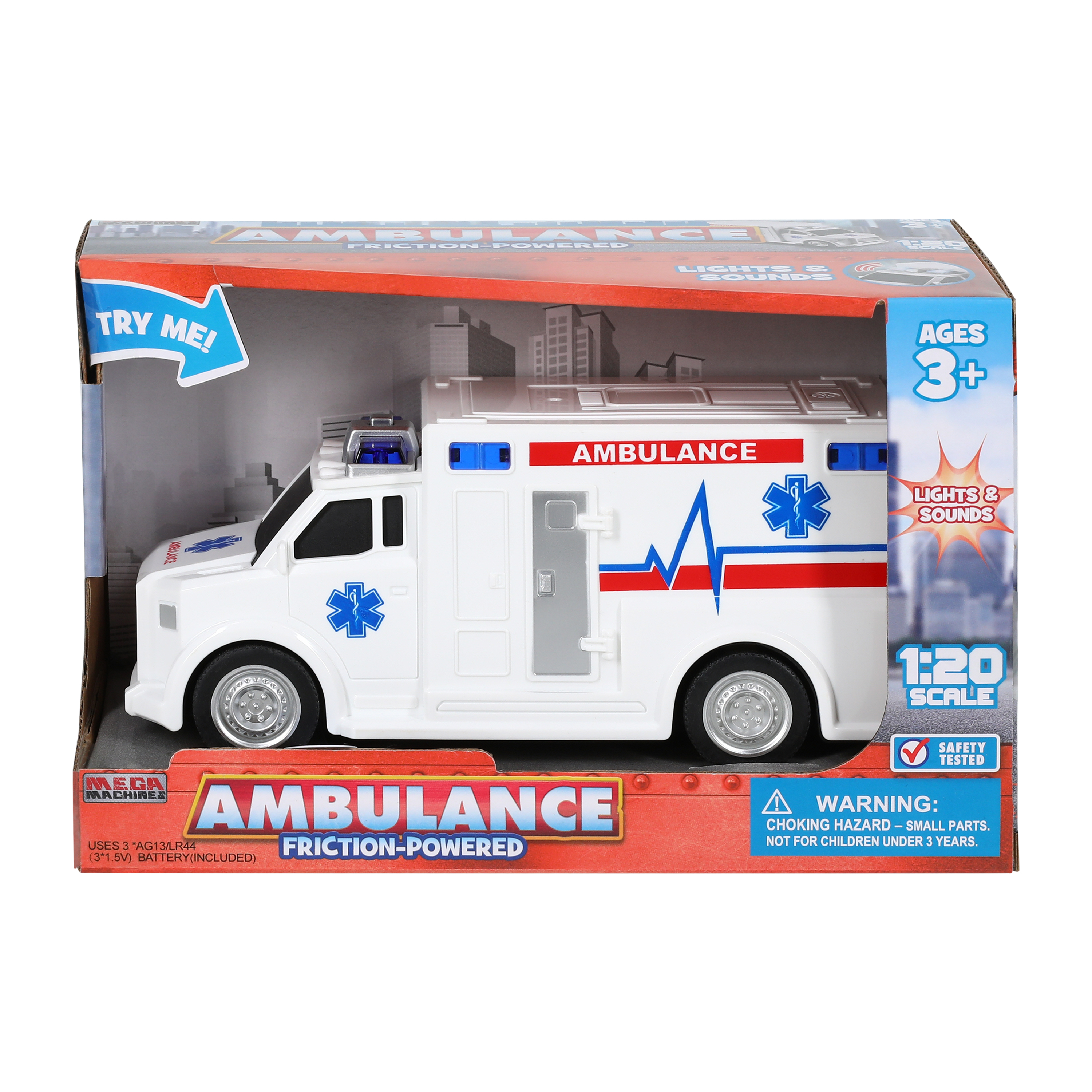 Mega Machines Friction-Powered Vehicle Toy